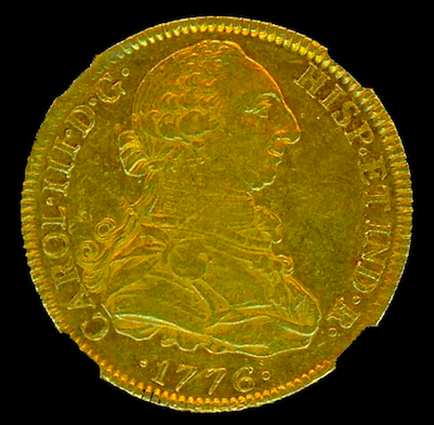 Mexico 8 Escudos 1776 NGC 45