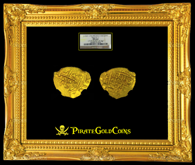 Mexico 1 Escudo 1707-1713 "1715 Plate Fleet Shipwreck" NGC 62 22