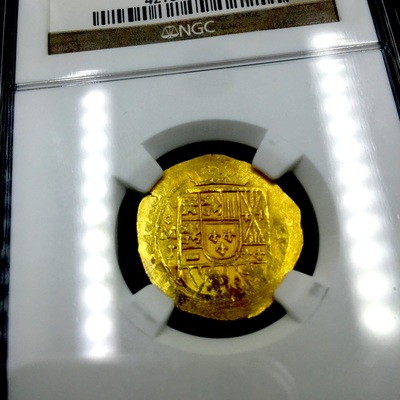 Mexico 2 Escudos 1714 "1715 Plate Fleet Shipwreck" NGC 63 4