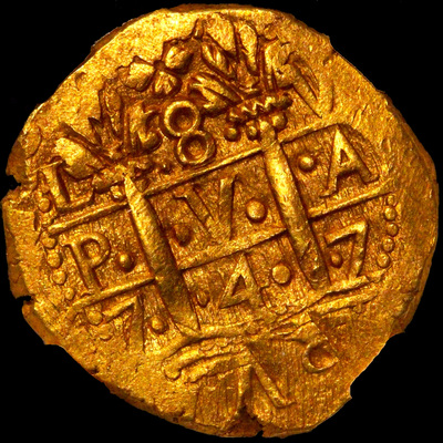 Peru 8 Escudos 1747 NGC 63 4