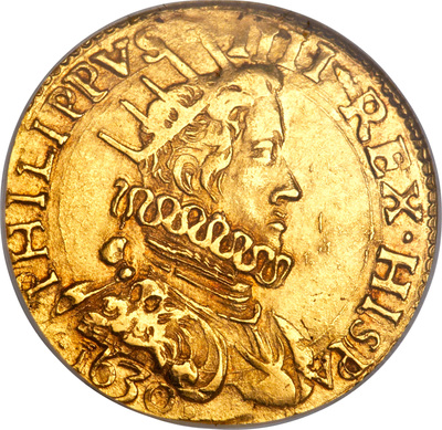 ITALY   1630  2 DOPPIE   "KING PHILIP IV"  ~ NGC 55 ~ 5