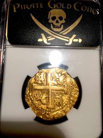 Peru 8 Escudos 1747 "La Luz" NGC 50 10