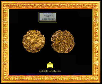 ITALY   1471-83  "SAINT PETER FISHING BOAT"   ~ NGC 55 ~  PAPAL STATES 3