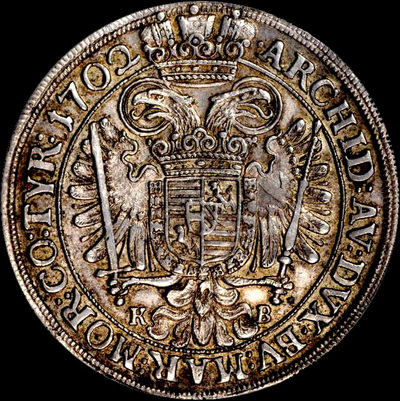 HUNGARY  LEOPOLD I  1657-1702   1/2 TALER  ~ PCGS 55 ~ 4