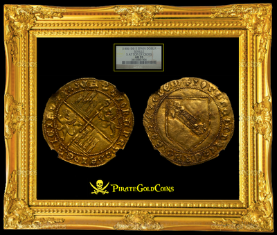 SPAIN  1406  DOBLA DE LA BANDA  "SEVILLE MINT"  NGC 55 5