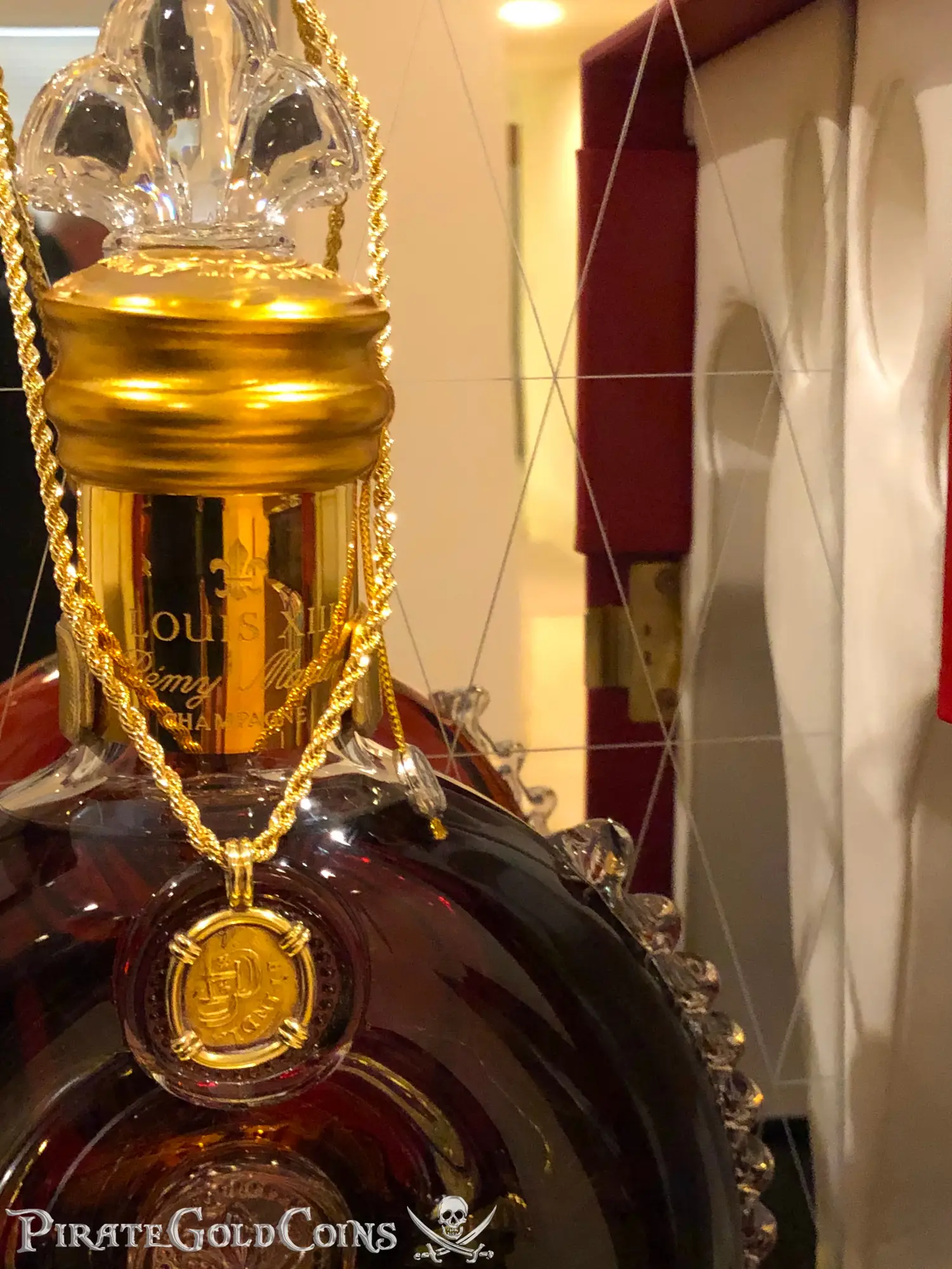 Mexico 1 Escudo 1714 Gold Pendant 7