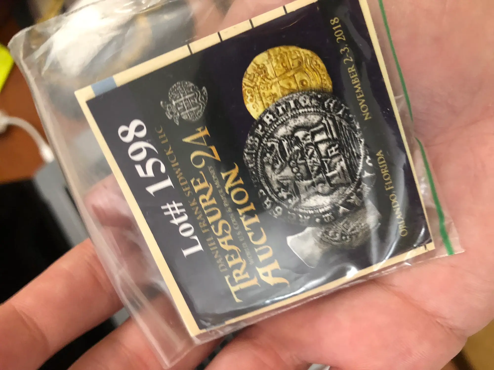 Bolivia 8 Reales 1652 "El Capitana Shipwreck" Pirate Gold Coins Jewelry 15