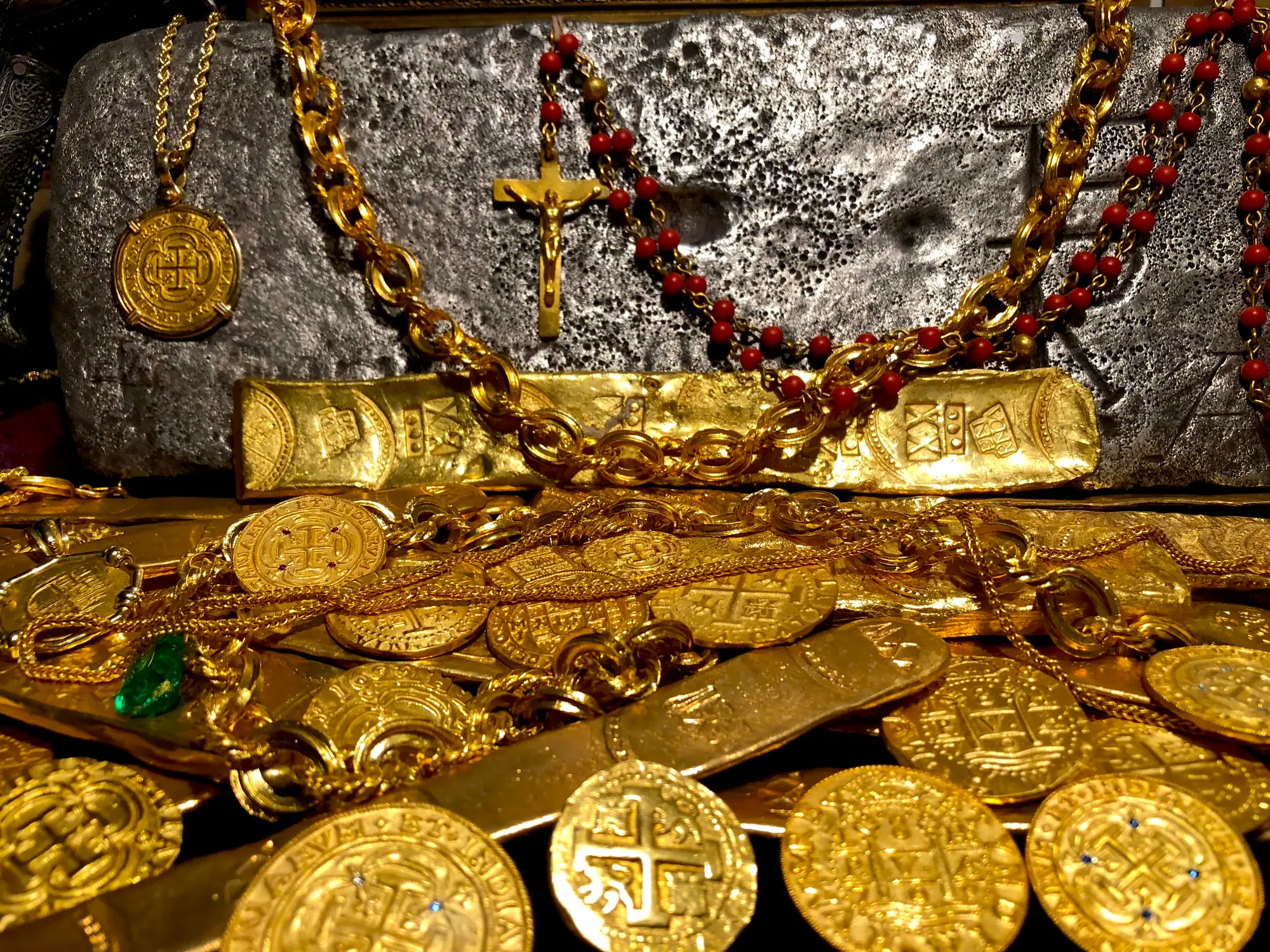 ​ATOCHA GOLD TREASURE BAR 1622 “EN RADA” 889 gm/ 31.3 Oz from Mel Fisher 1985 Salvage w/ COA! 2