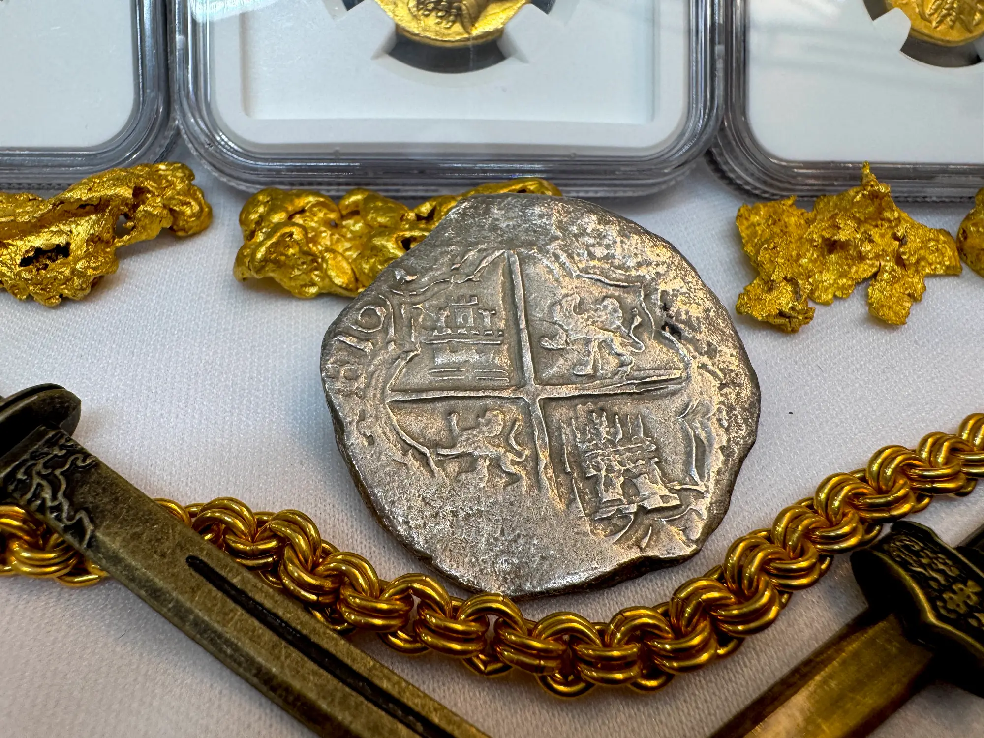 Bolivia 8 Reales 1618-21 "Partial Date- Atocha 1622 Shipwreck" Grade 2 3