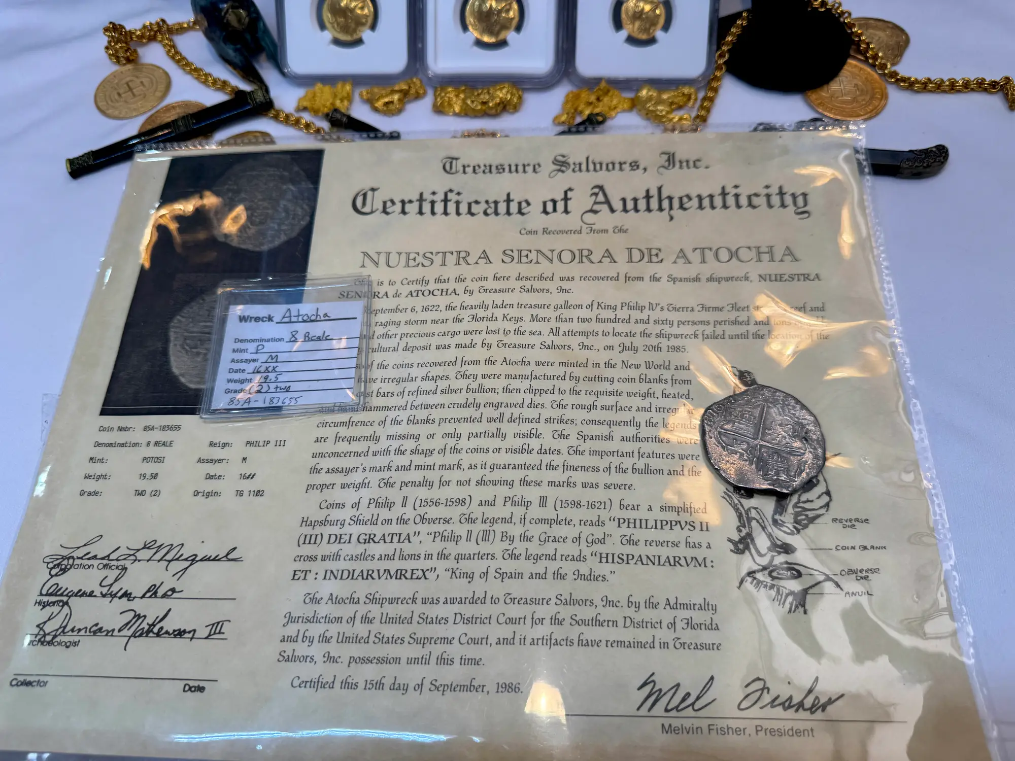 Bolivia 8 Reales 1618-21 "Partial Date- Atocha 1622 Shipwreck" Grade 2 10