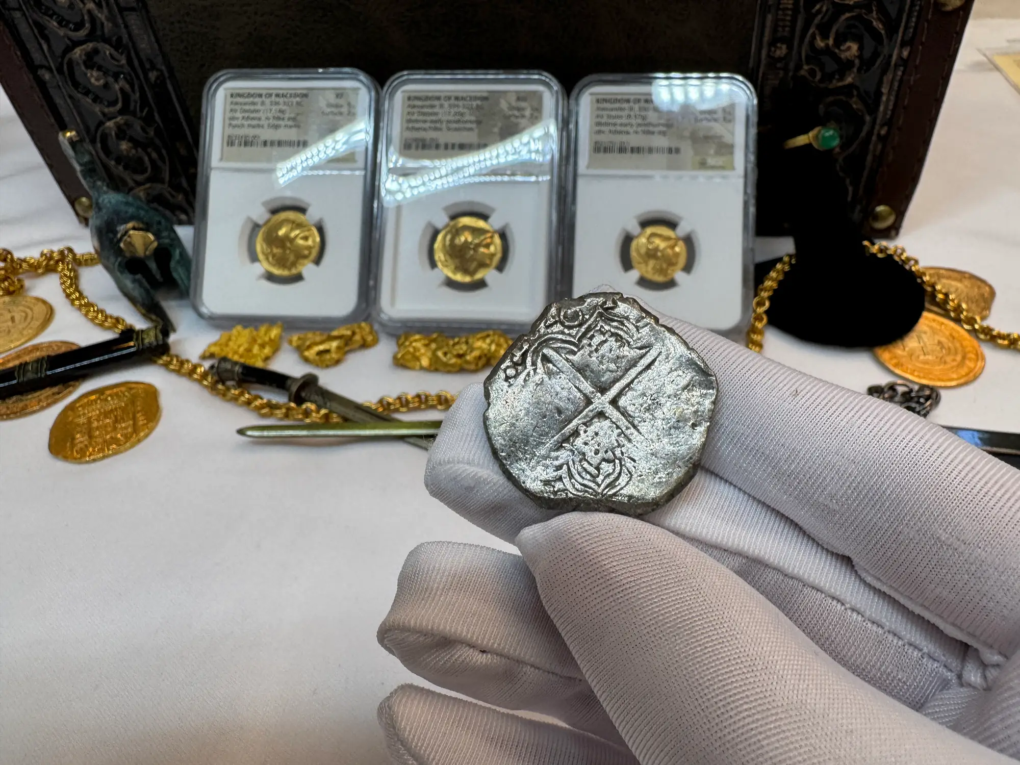 Bolivia 4 Reales 1616-17 "Partial Date- Atocha 1622 Shipwreck" Grade 3 3