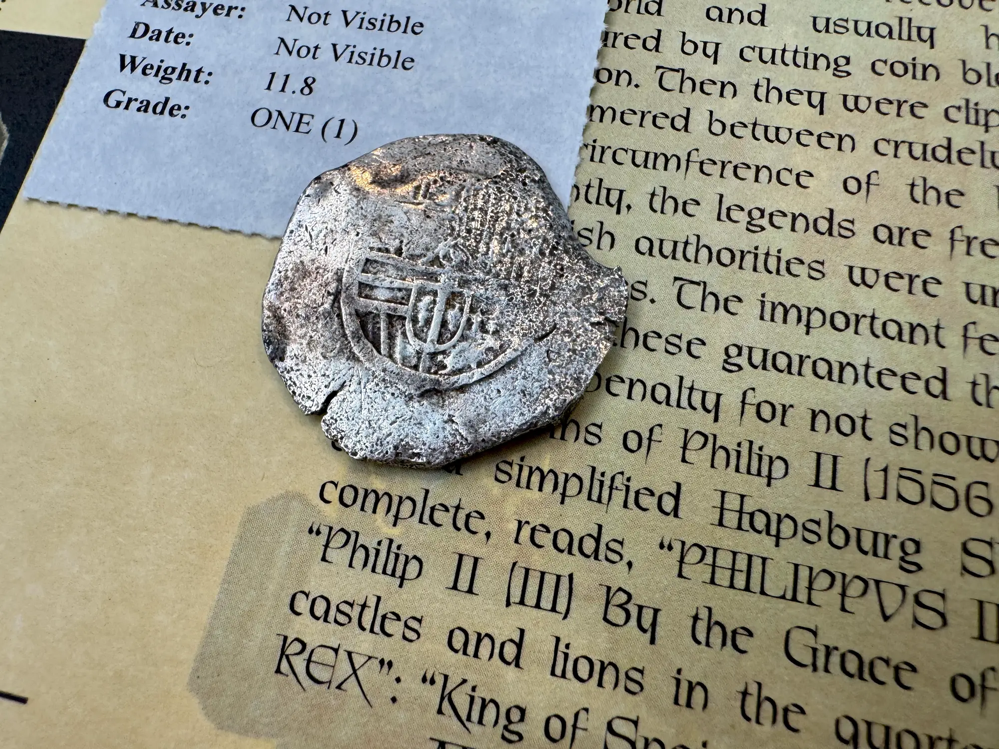 Mexico 4 Reales 1598-21 "Atocha 1622 Shipwreck" Grade 1 17