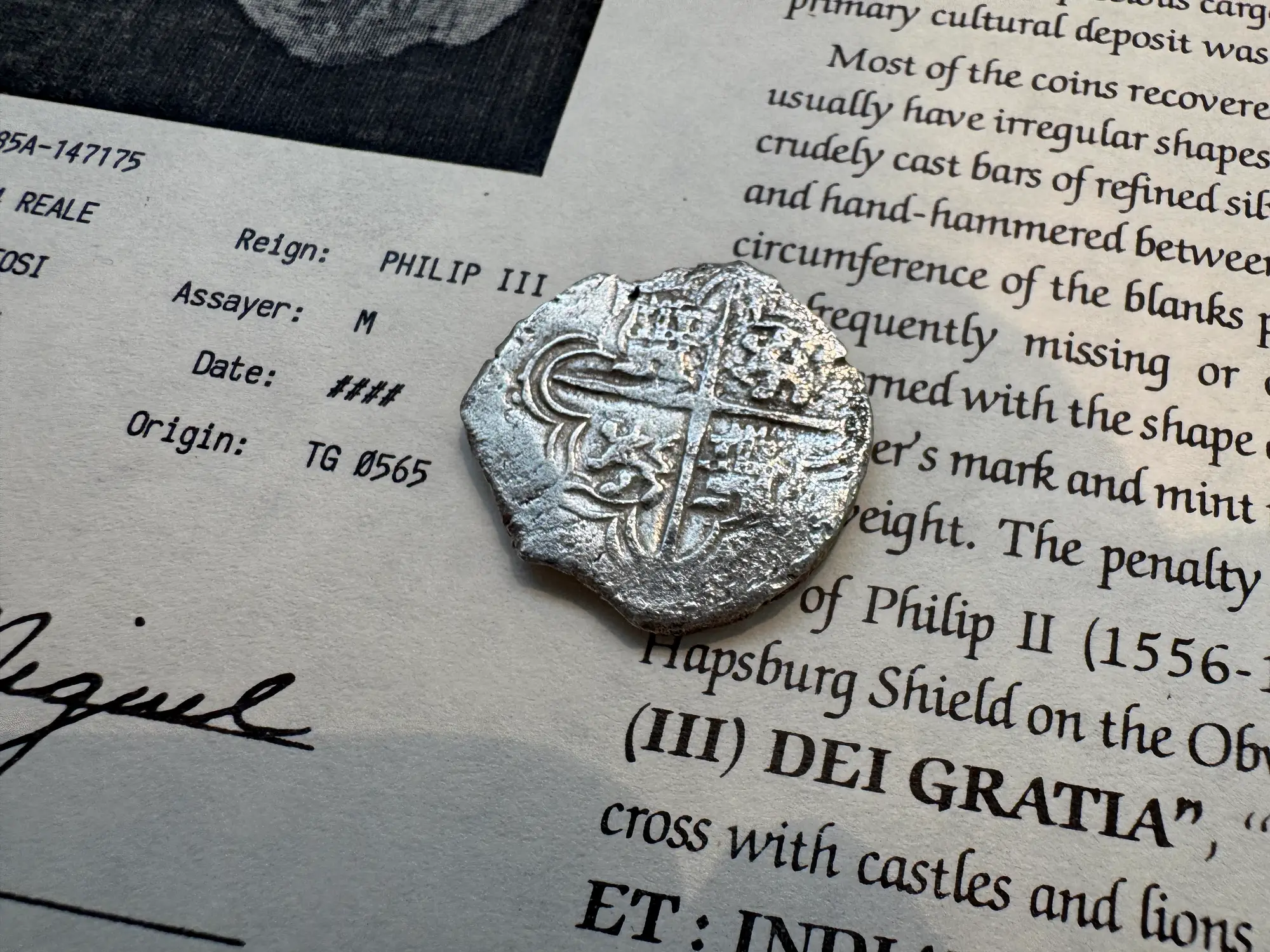 Bolivia 4 Reales 1598-21 "Atocha 1622 Shipwreck" Grade 2 3