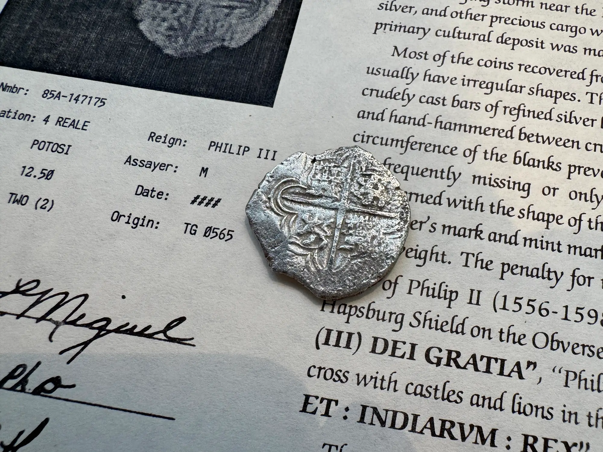 Bolivia 4 Reales 1598-21 "Atocha 1622 Shipwreck" Grade 2 4