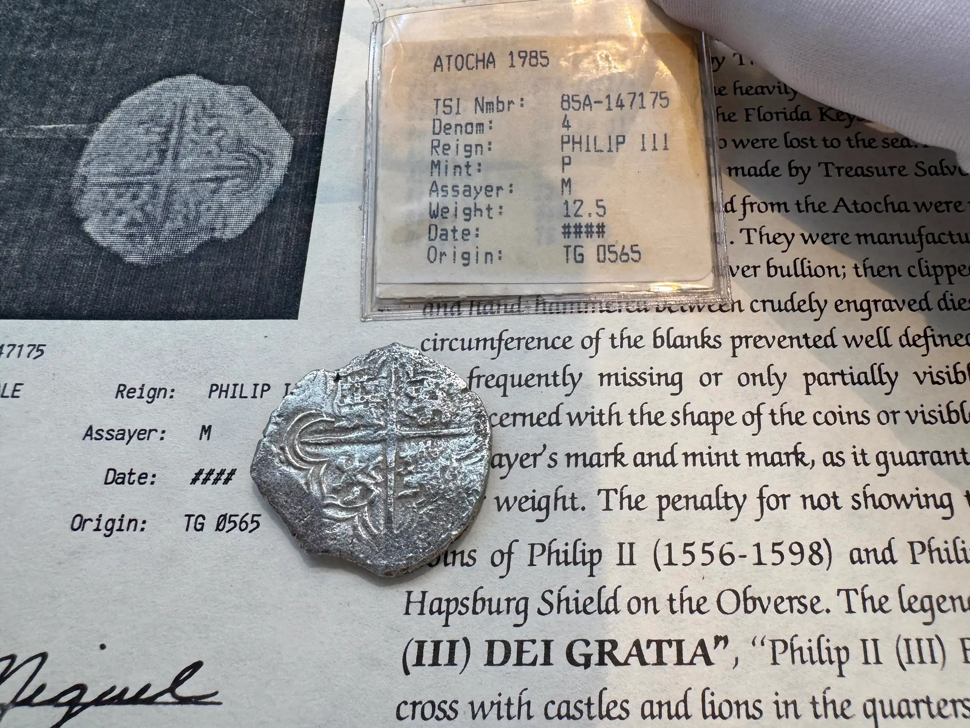 Bolivia 4 Reales 1598-21 "Atocha 1622 Shipwreck" Grade 2 11