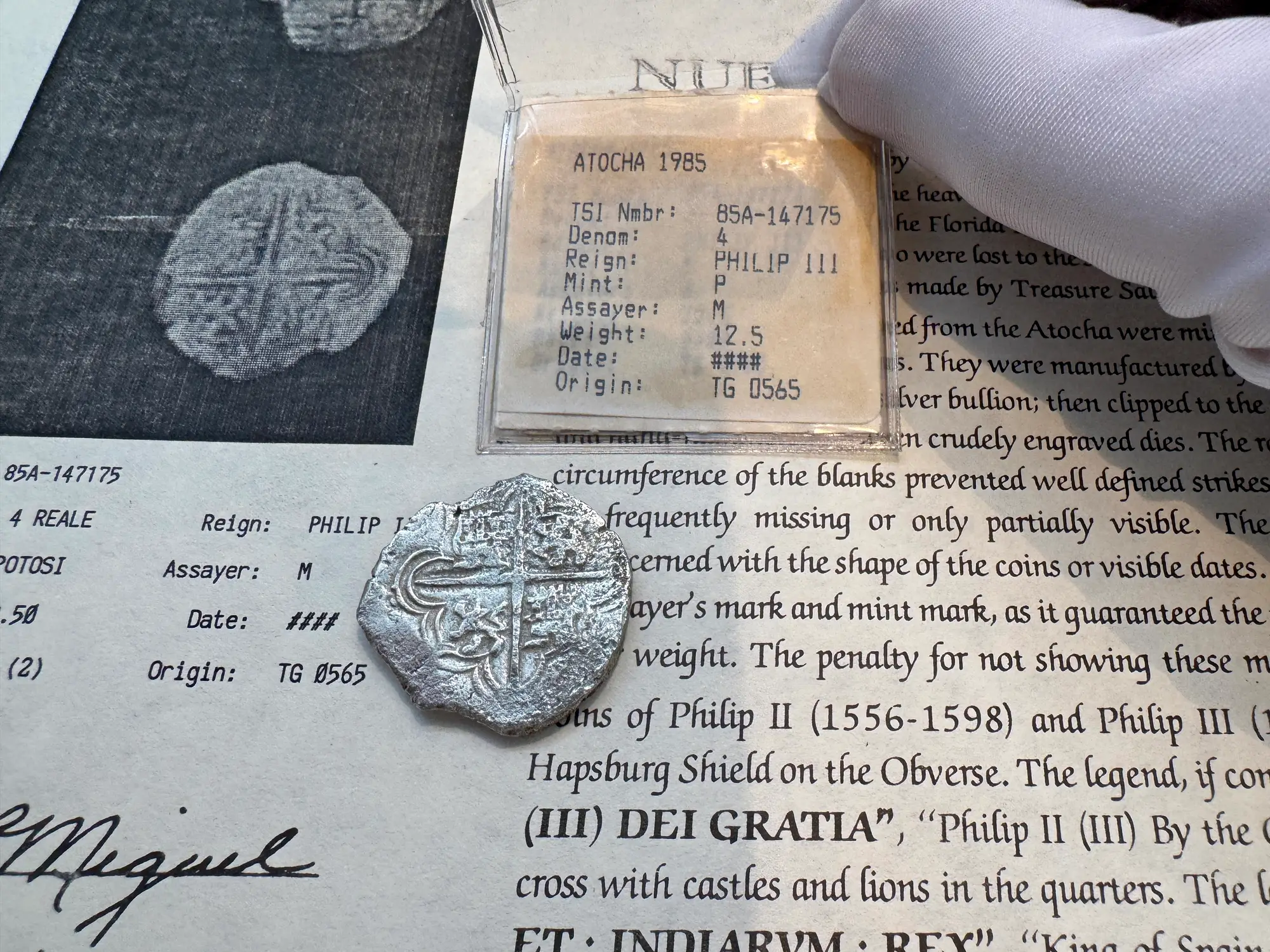 Bolivia 4 Reales 1598-21 "Atocha 1622 Shipwreck" Grade 2 12