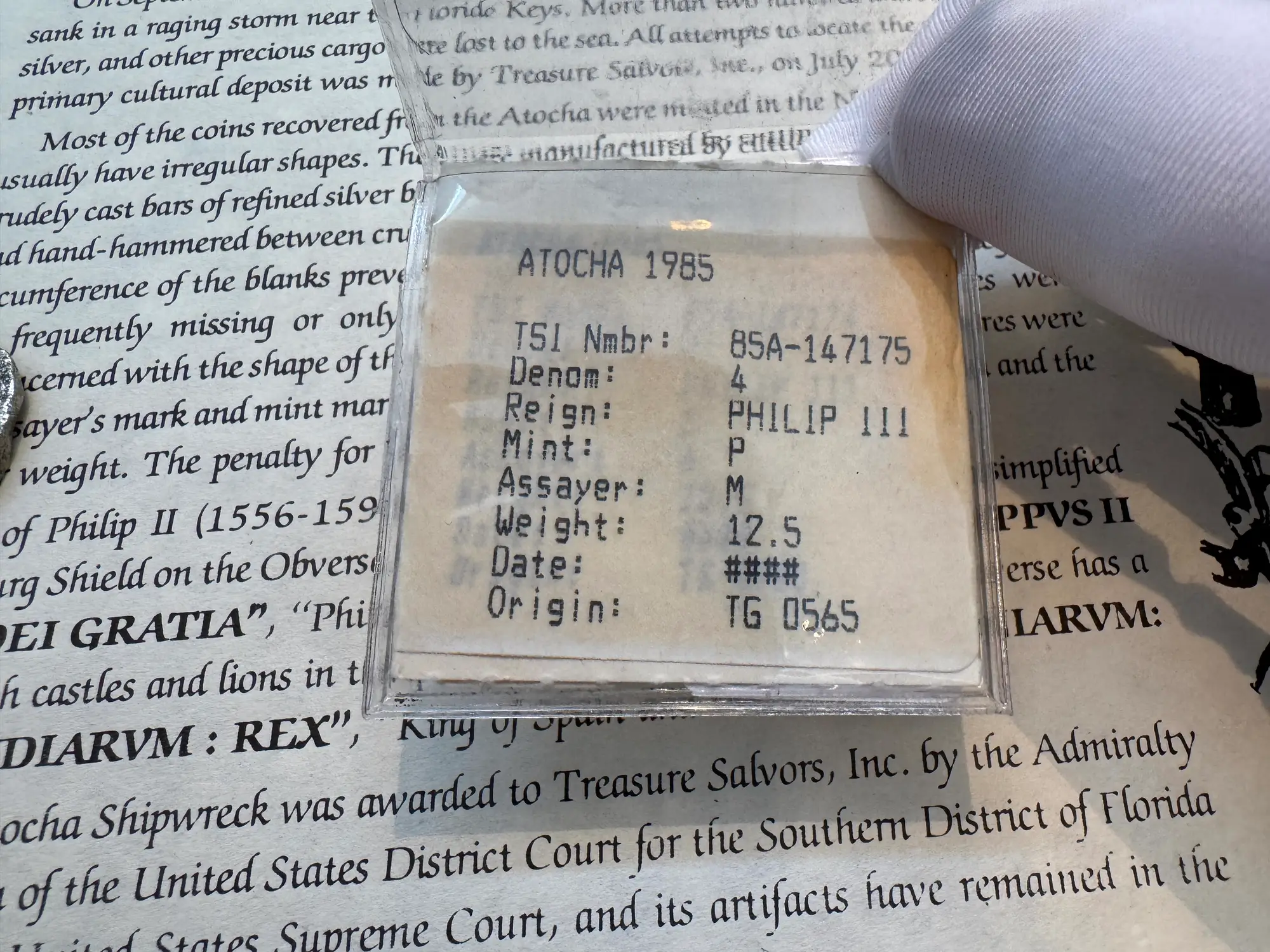 Bolivia 4 Reales 1598-21 "Atocha 1622 Shipwreck" Grade 2 13