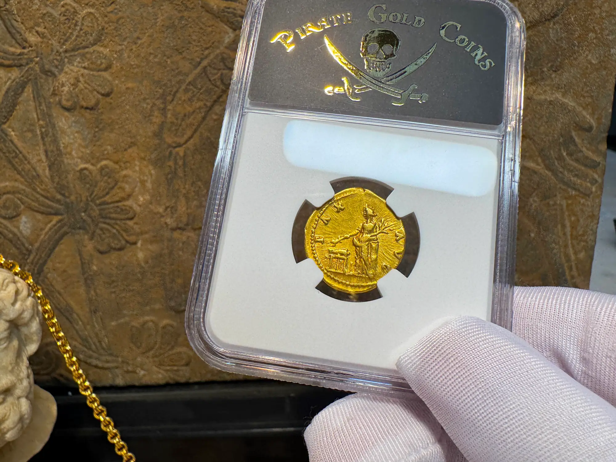 Roman Empire "Titus" 11th of 12 Caesars NGC Ch VF 7