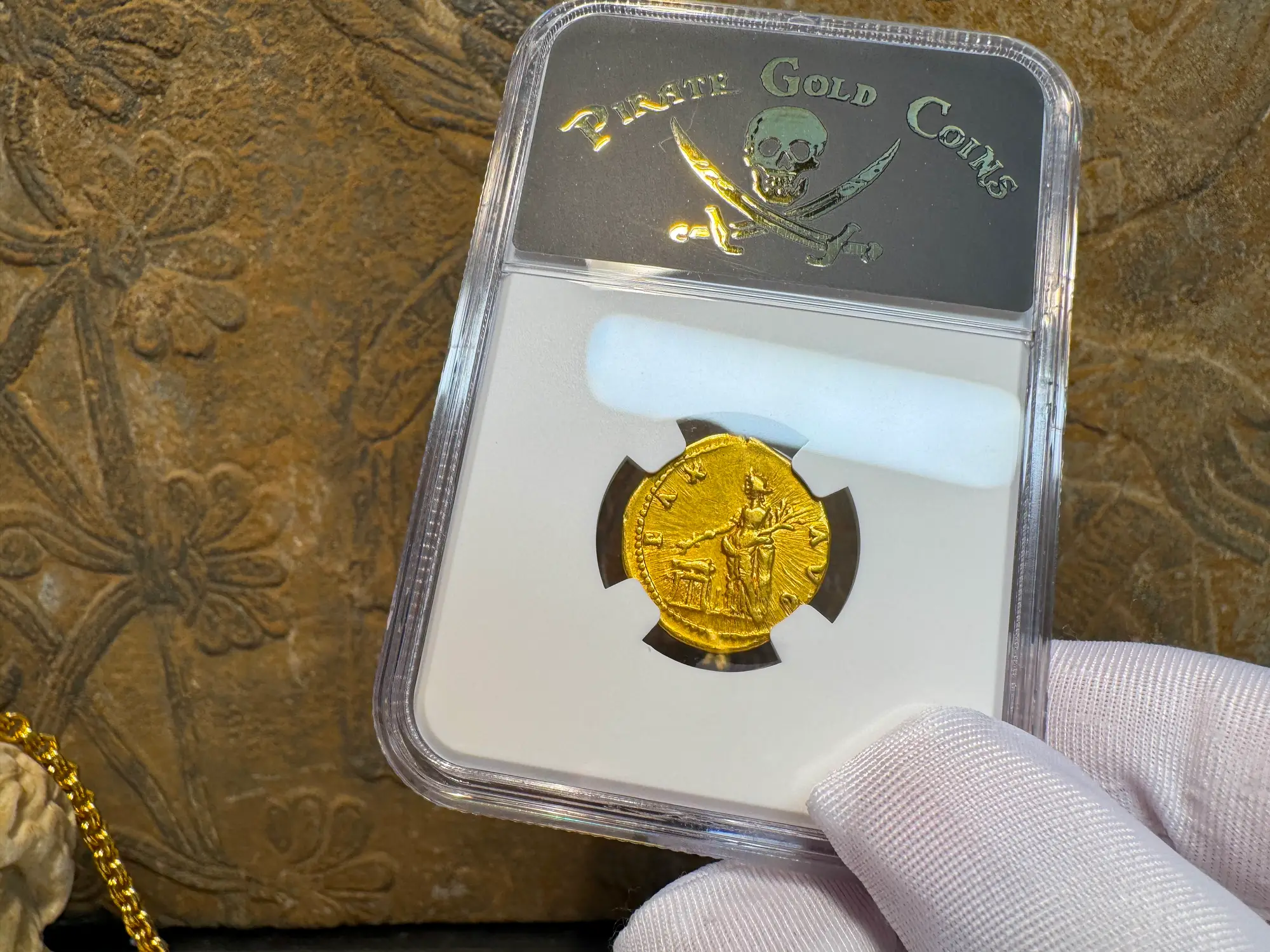 Roman Empire "Titus" 11th of 12 Caesars NGC Ch VF 16