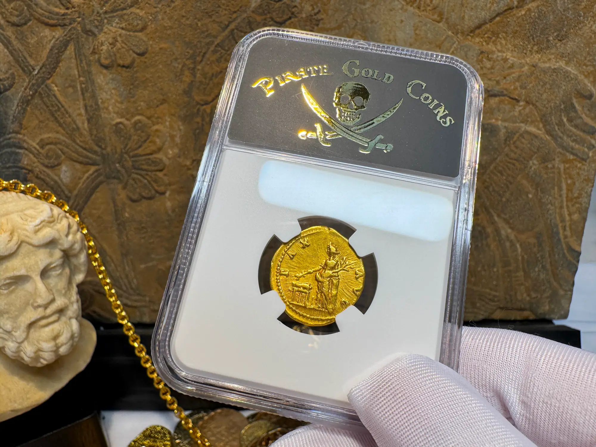 Roman Empire "Titus" 11th of 12 Caesars NGC Ch VF 17