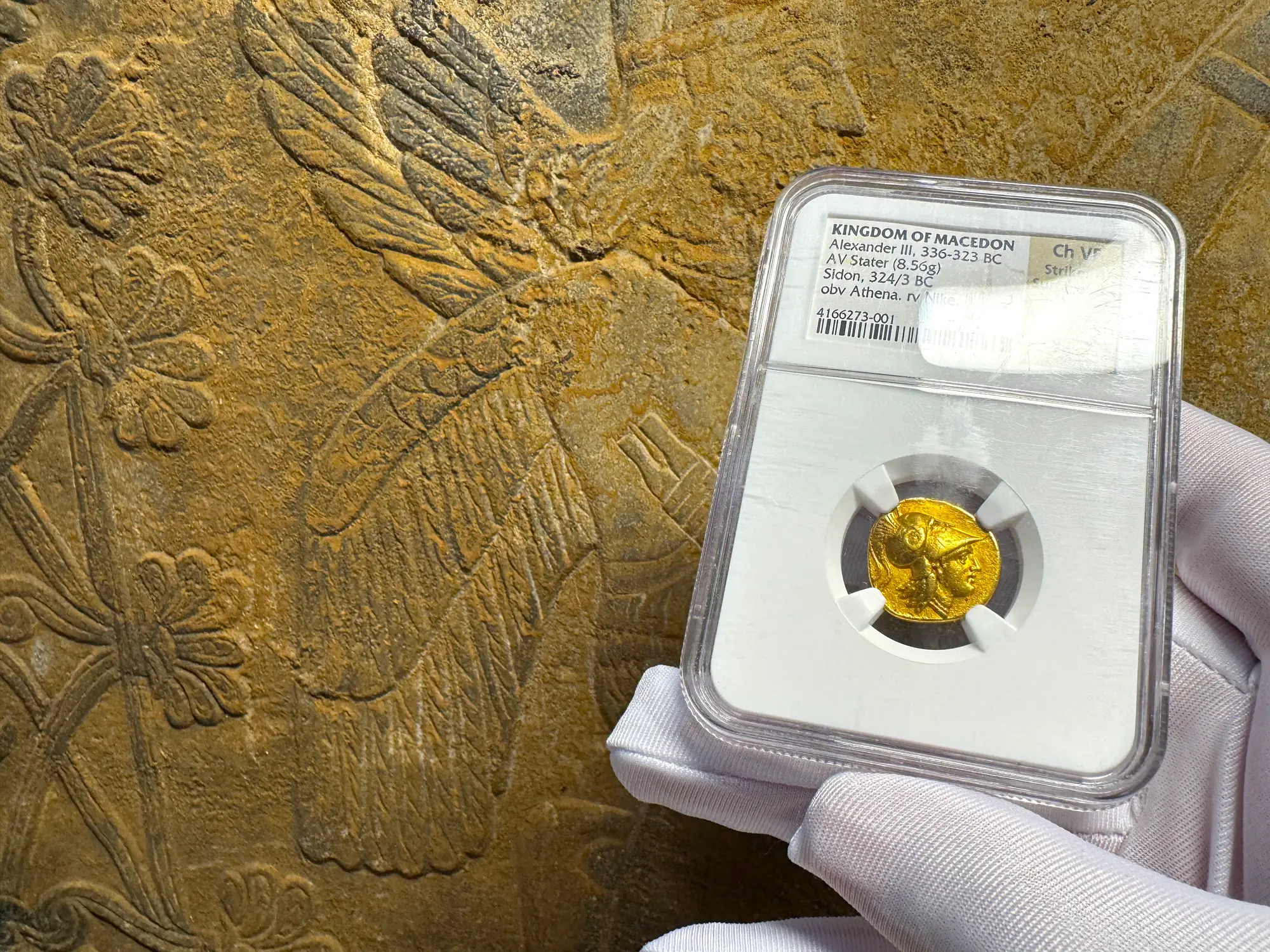 Kingdom of Macedon "Alexander the Great" 336BC Stater NGC Ch VF 4x3 8