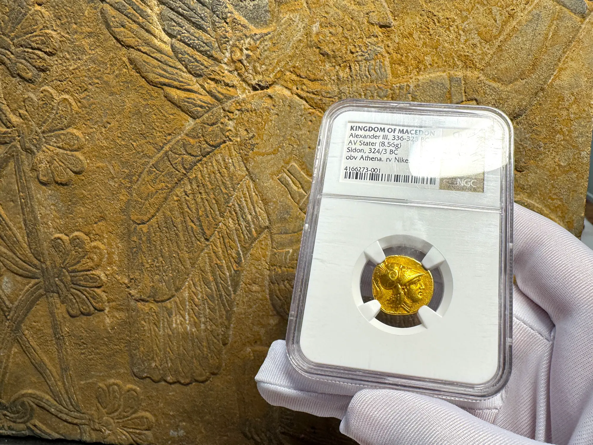 Kingdom of Macedon "Alexander the Great" 336BC Stater NGC Ch VF 4x3 9