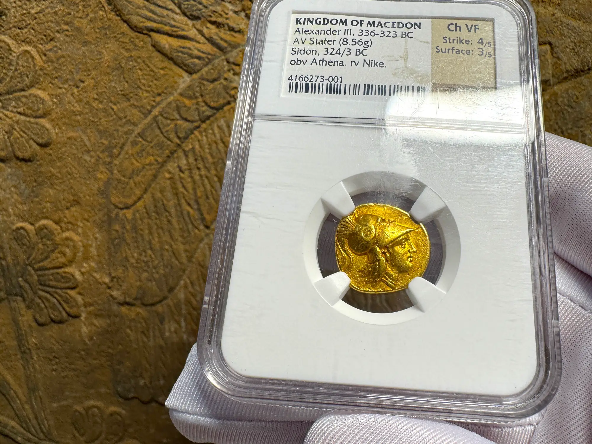 Kingdom of Macedon "Alexander the Great" 336BC Stater NGC Ch VF 4x3