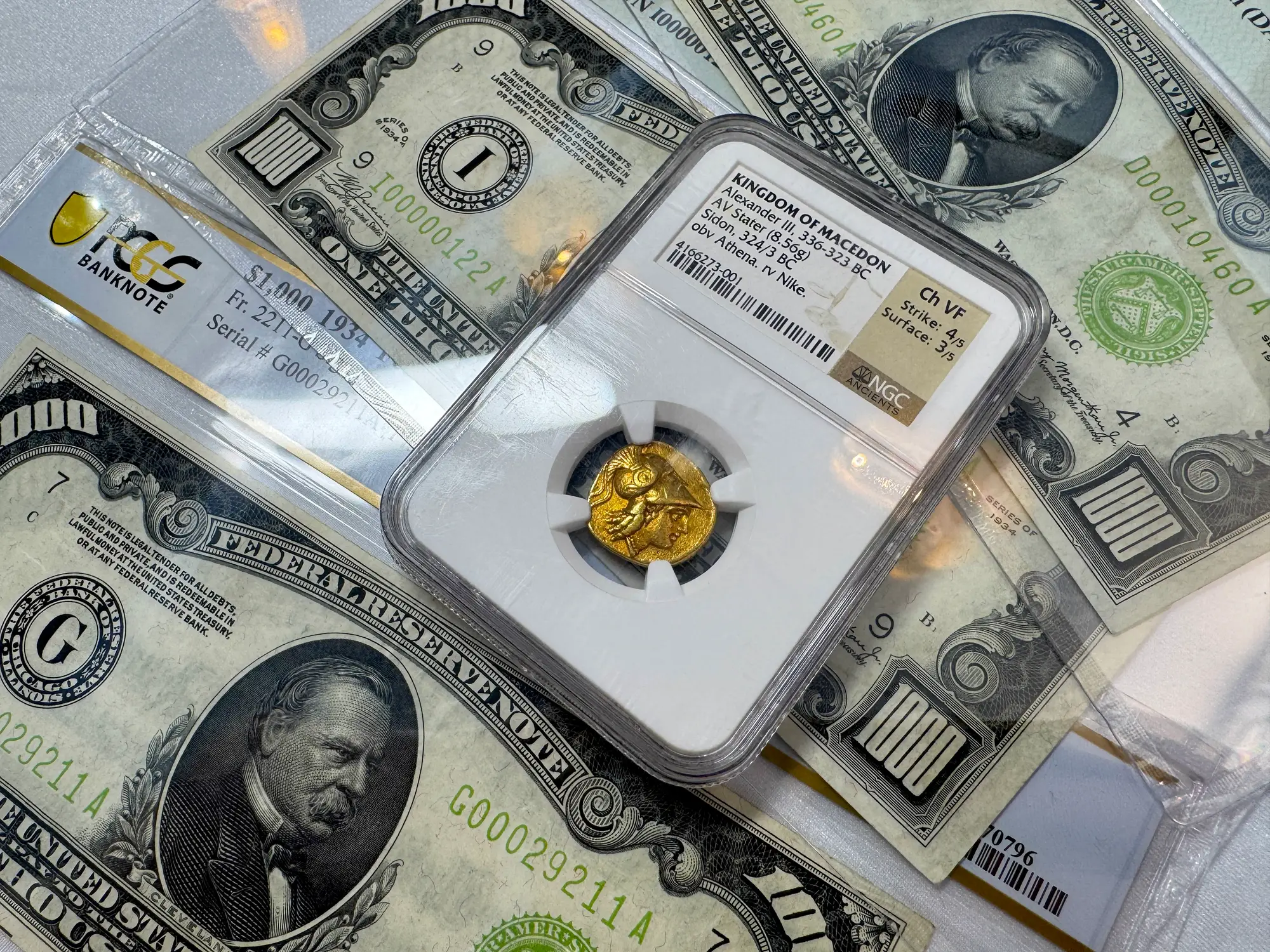 Kingdom of Macedon "Alexander the Great" 336BC Stater NGC Ch VF 4x3 18