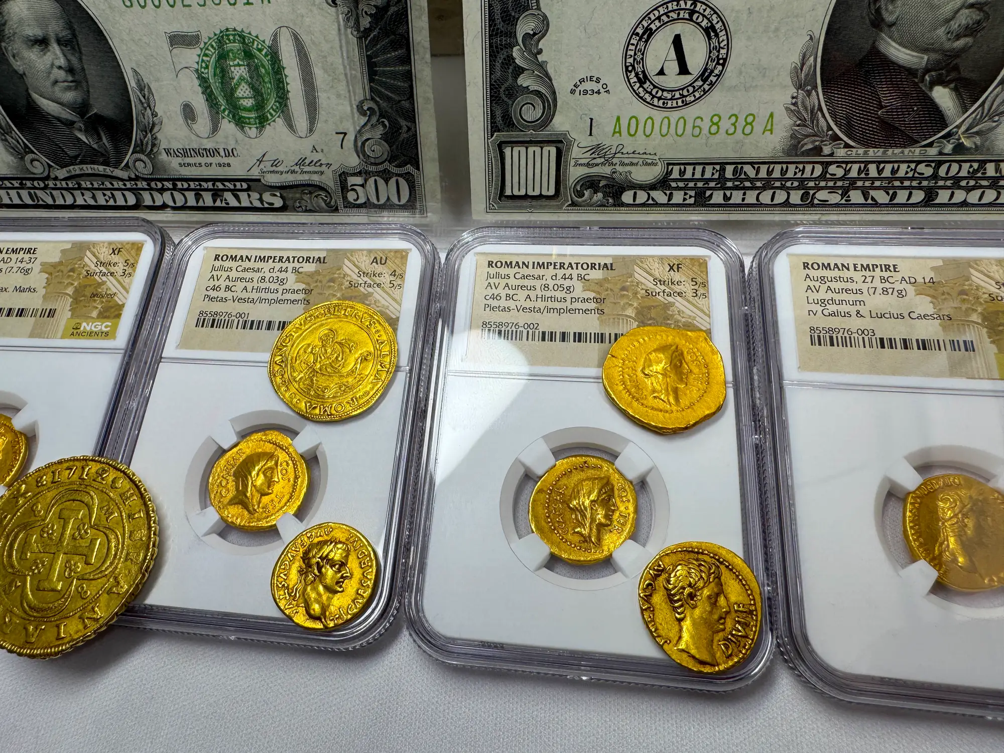 Roman Imperatorial "Julius Caesar" 1st of 12 Caesars NGC XF 16