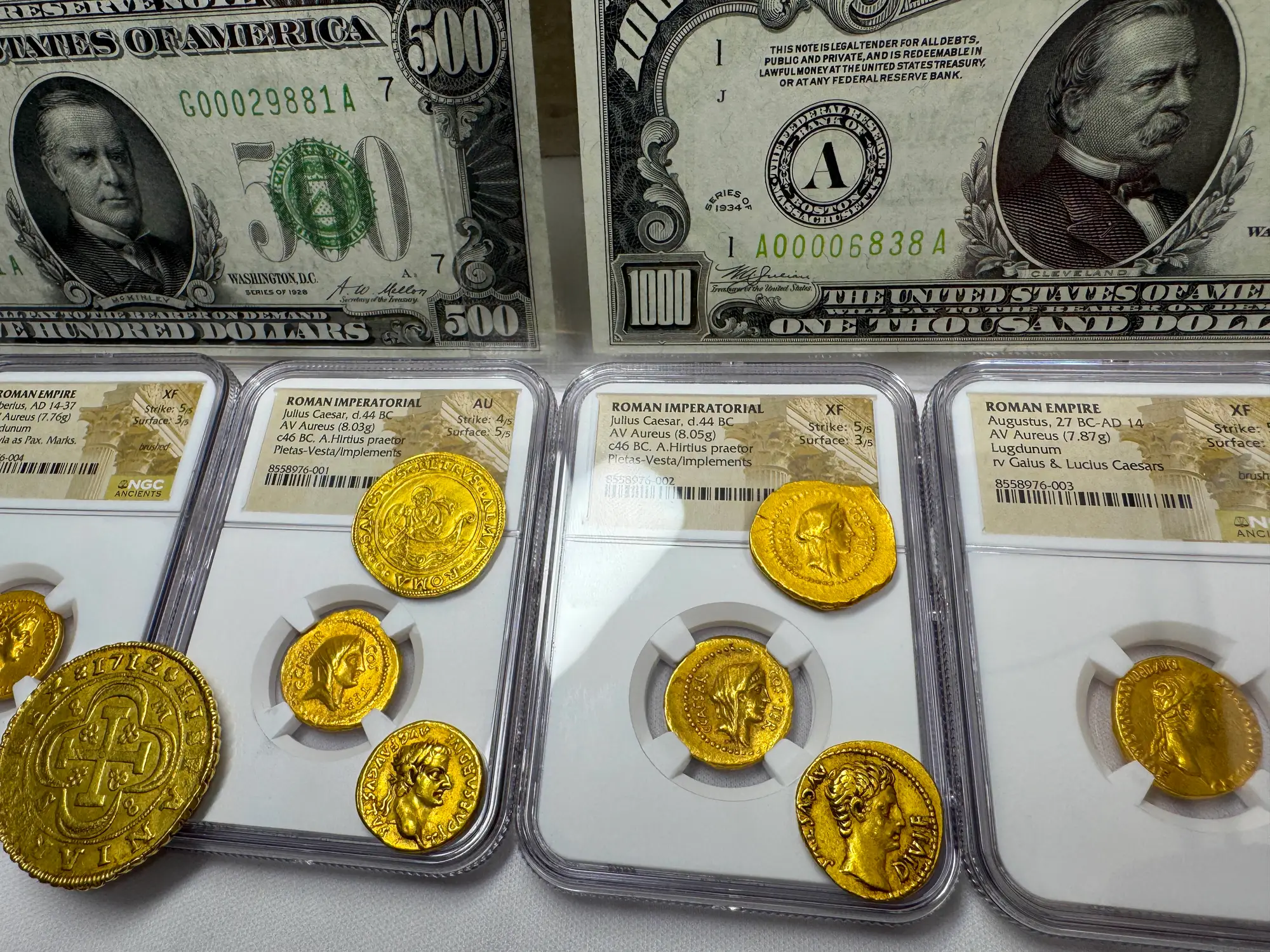 Roman Imperatorial "Julius Caesar" 1st of 12 Caesars NGC XF 25