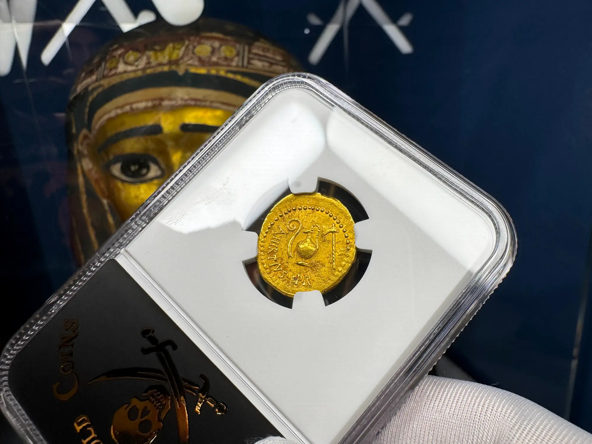 Roman Imperatorial "Julius Caesar" 1st of 12 Caesars NGC XF 9