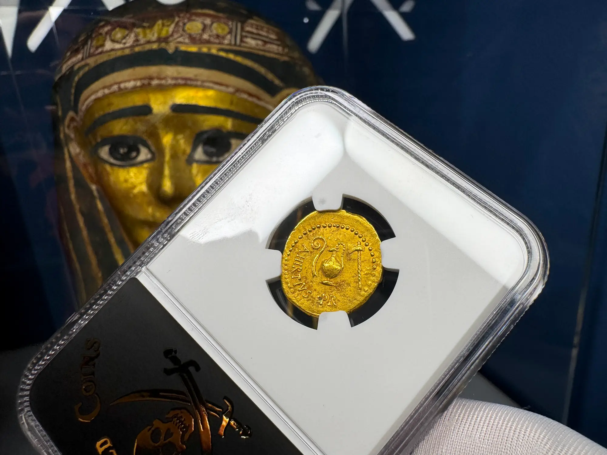 Roman Imperatorial "Julius Caesar" 1st of 12 Caesars NGC XF 12