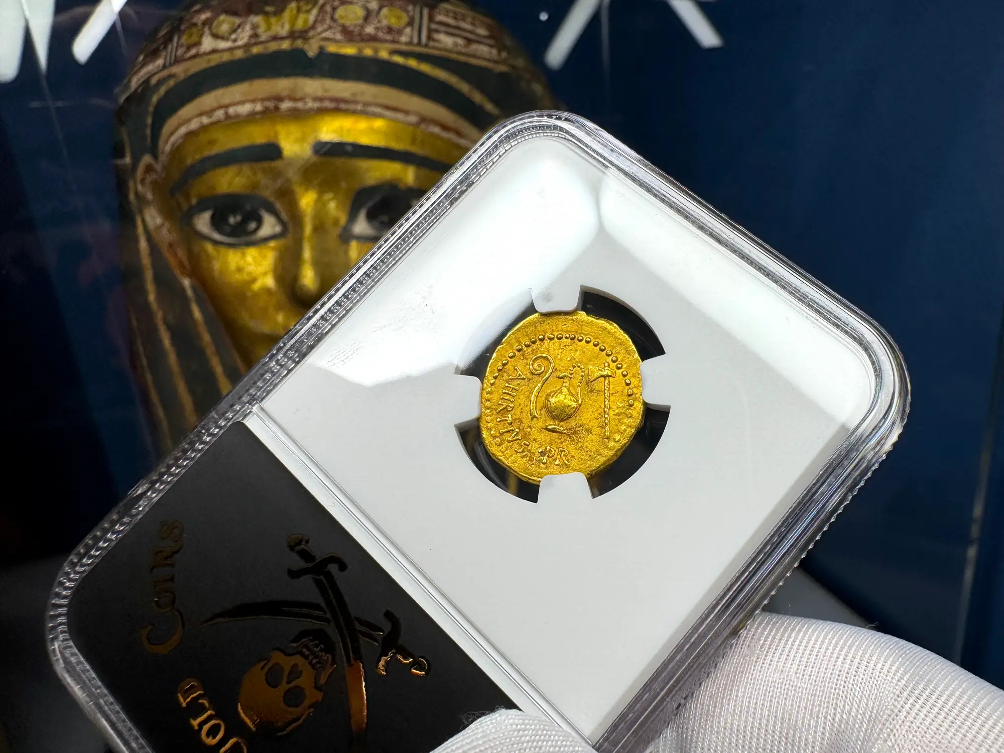 Roman Imperatorial "Julius Caesar" 1st of 12 Caesars NGC XF 11