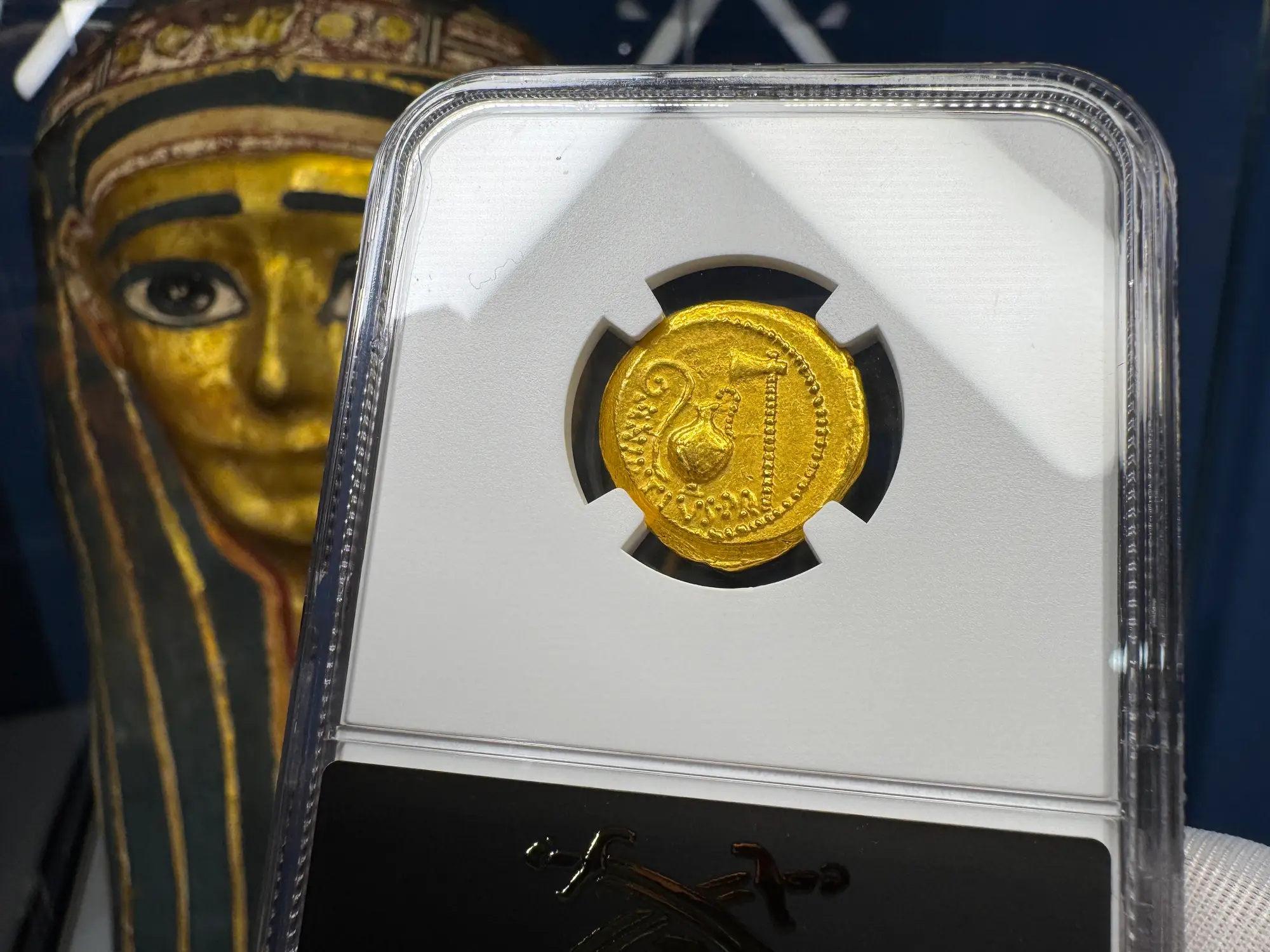 Roman Imperatorial "Julius Caesar" 1st of 12 Caesars NGC AU 19