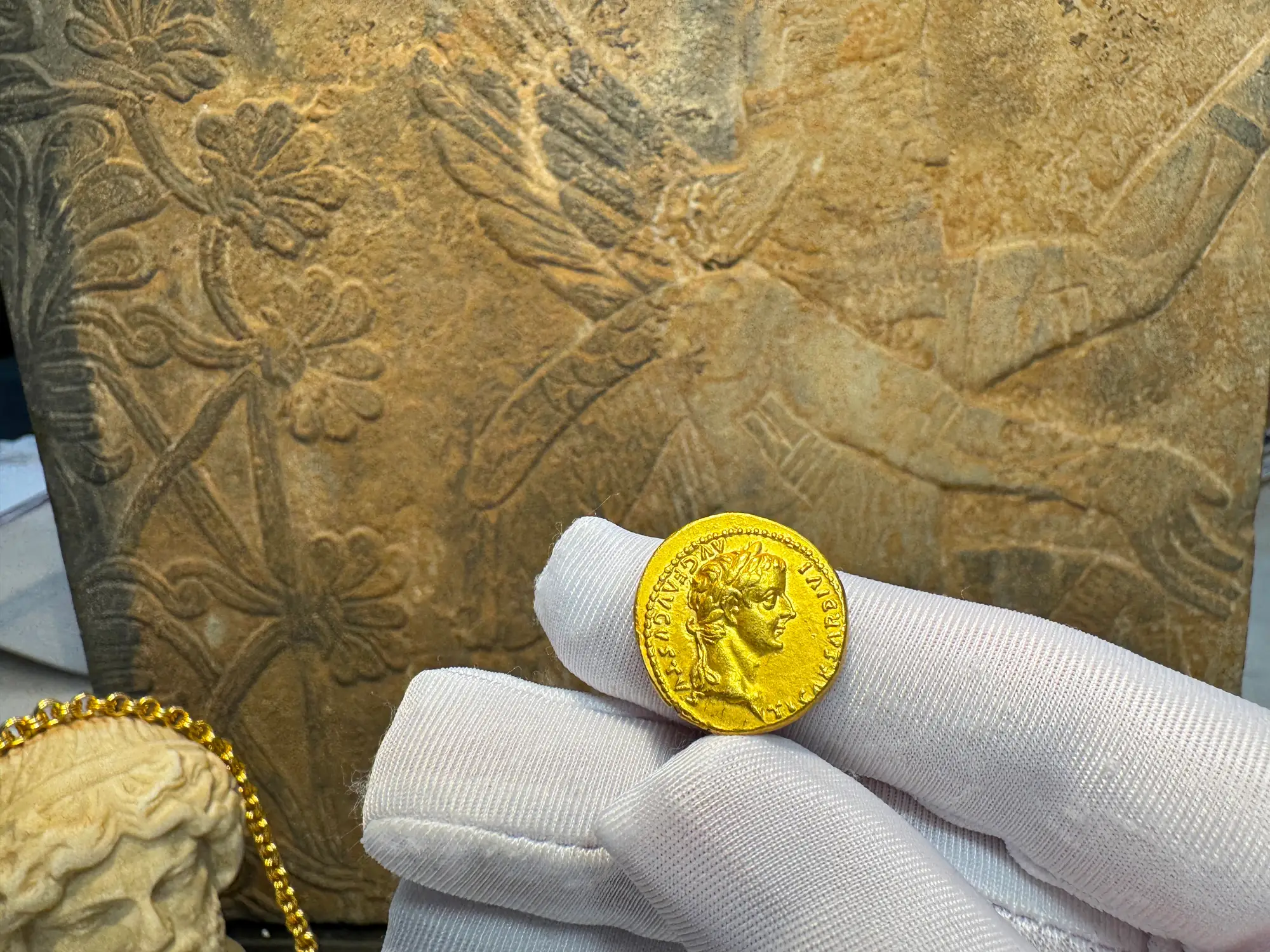 Roman Empire "Tiberius" 3rd of 12 Caesars NGC Ch XF 22