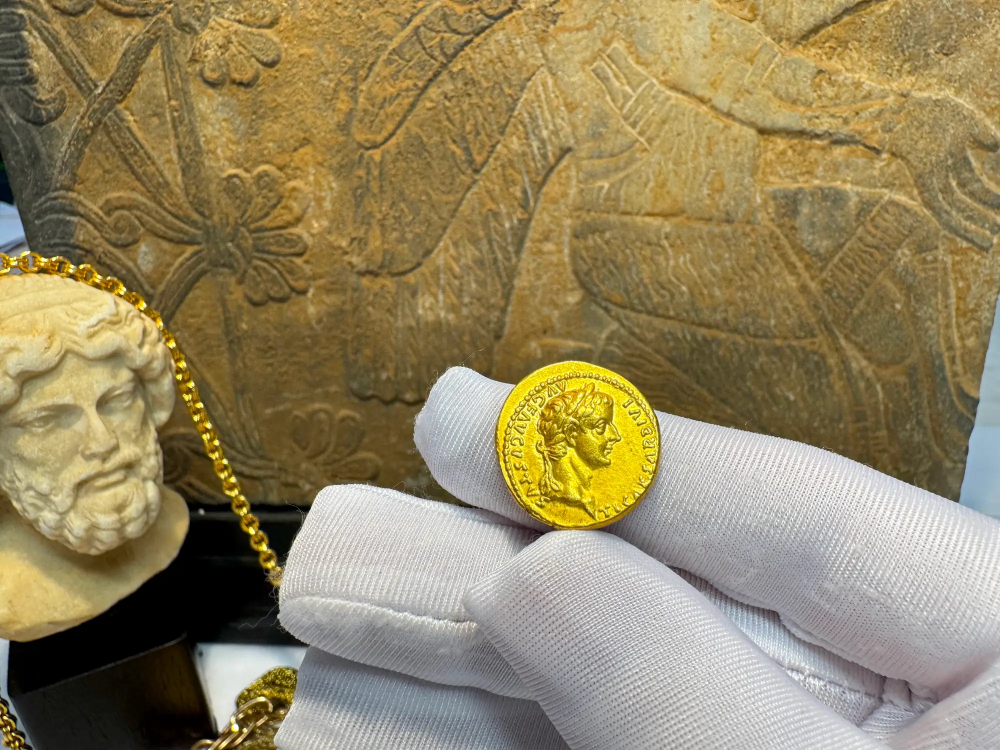 Roman Empire "Tiberius" 3rd of 12 Caesars NGC Ch XF 33