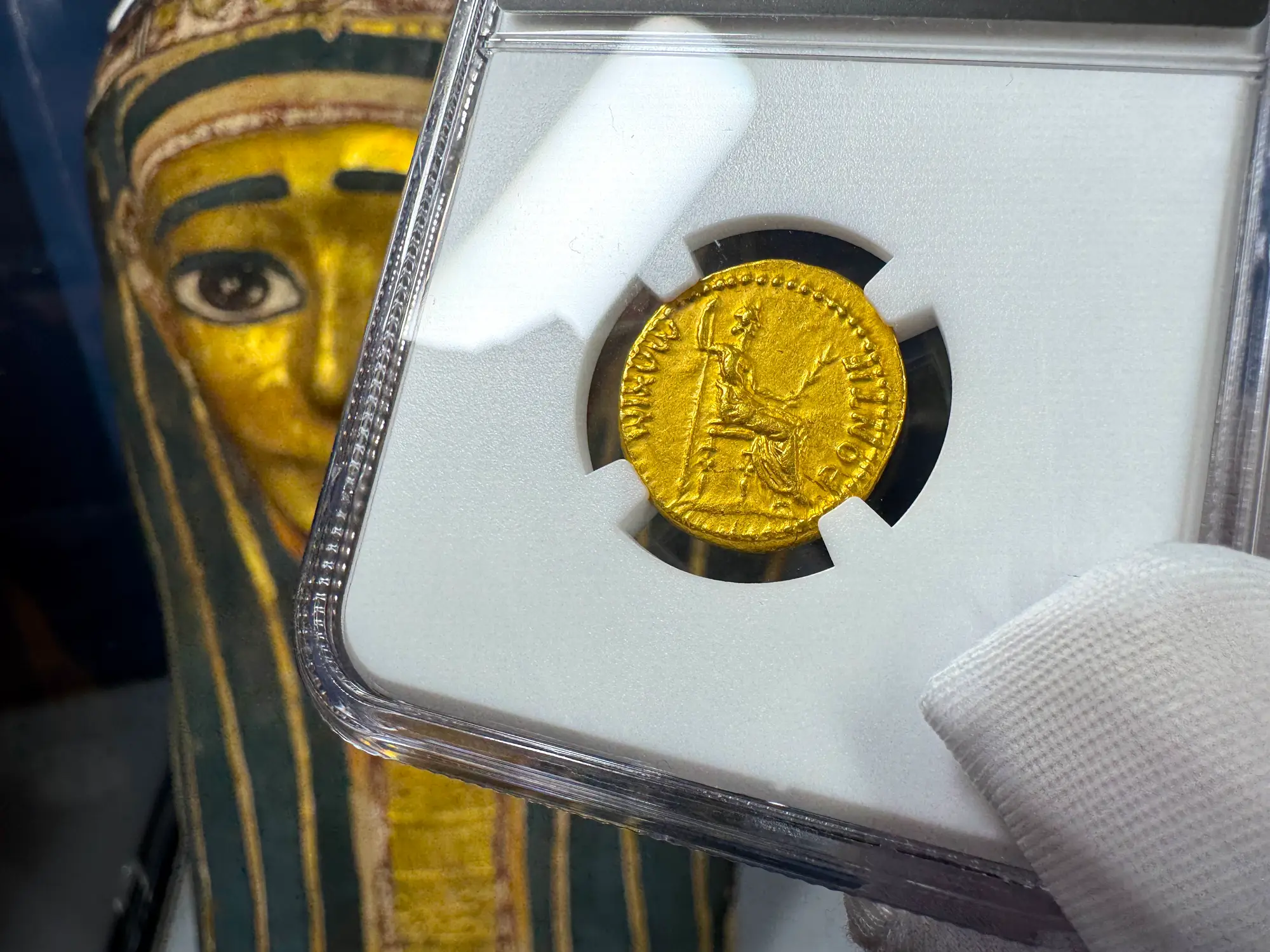 Roman Empire "Tiberius" 3rd of 12 Caesars NGC Ch XF 38