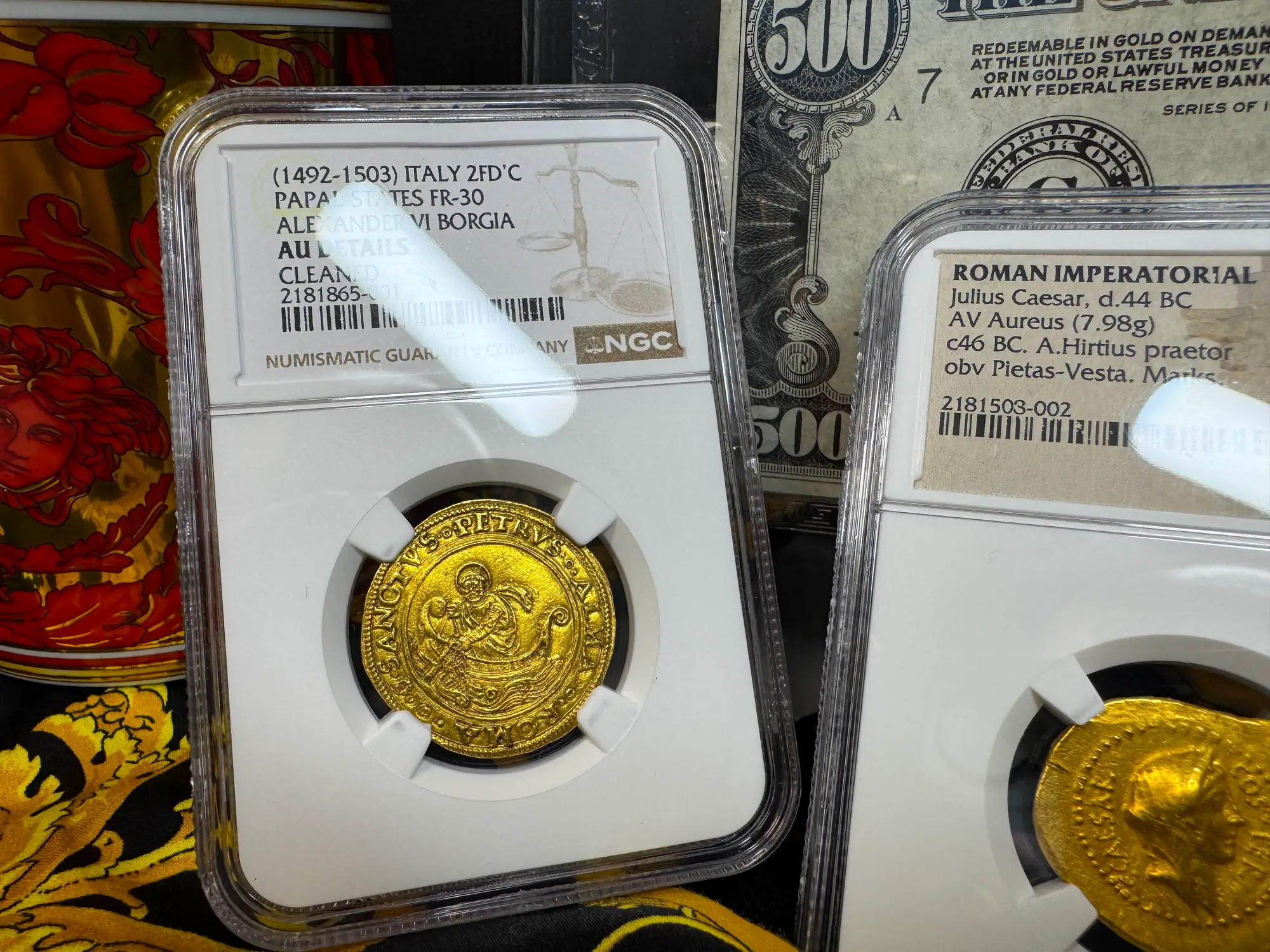 Italy "St Peter Fishing" 2 Fiorini NGC AU  6