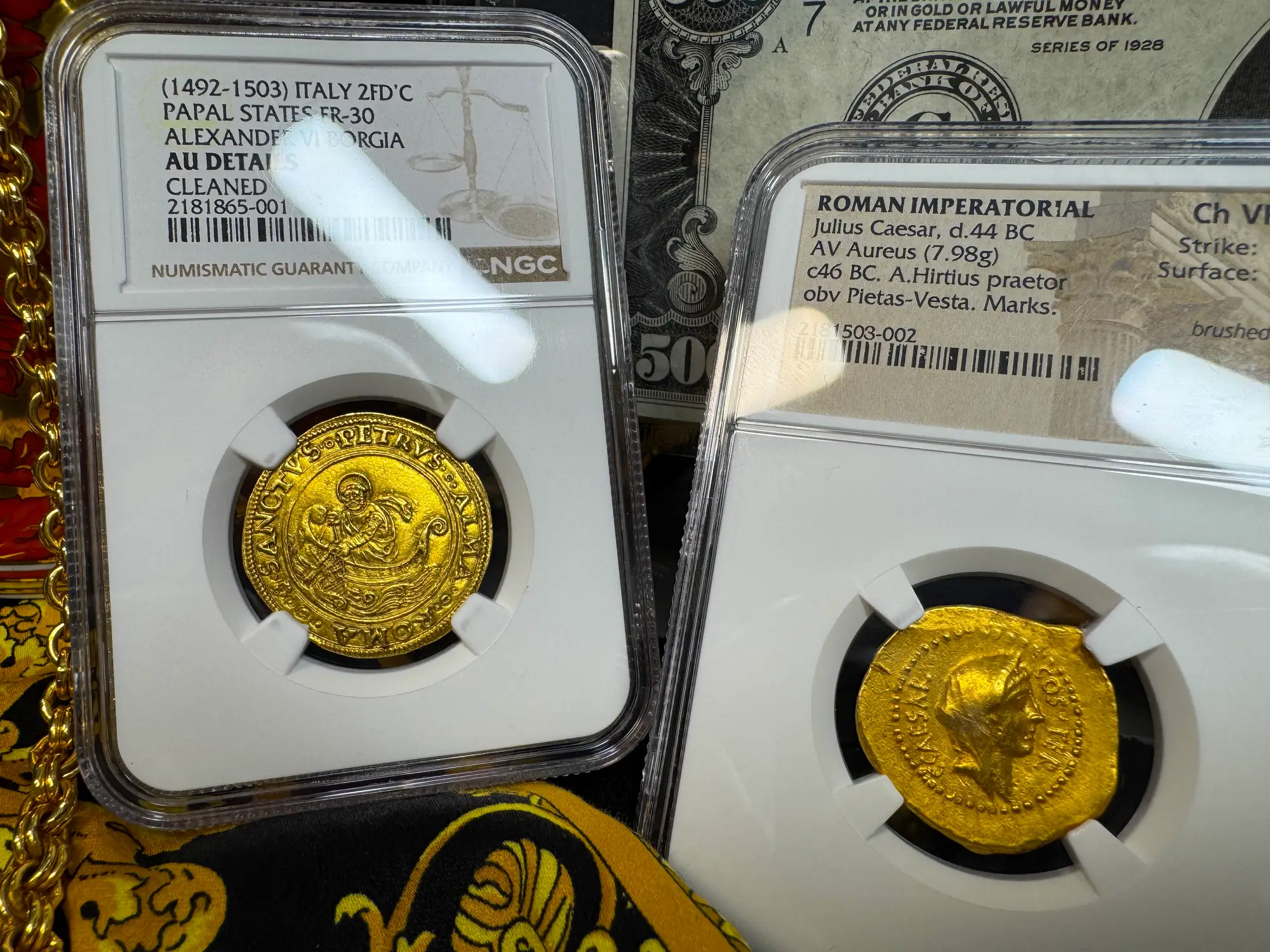 Italy "St Peter Fishing" 2 Fiorini NGC AU  27