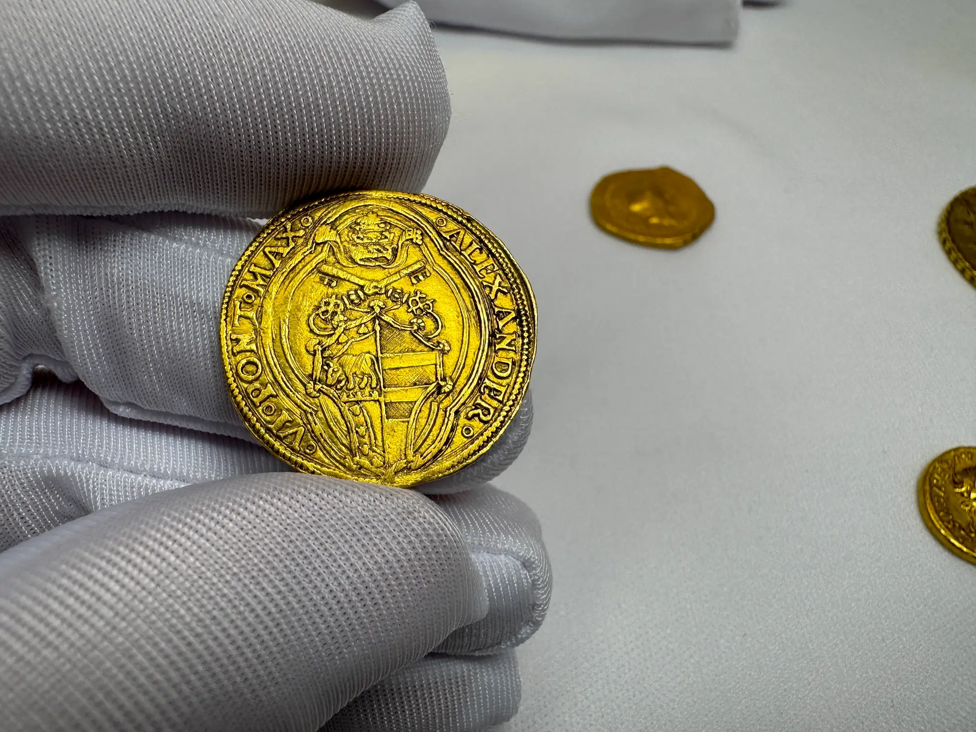 Italy "St Peter Fishing" 2 Fiorini NGC AU  15