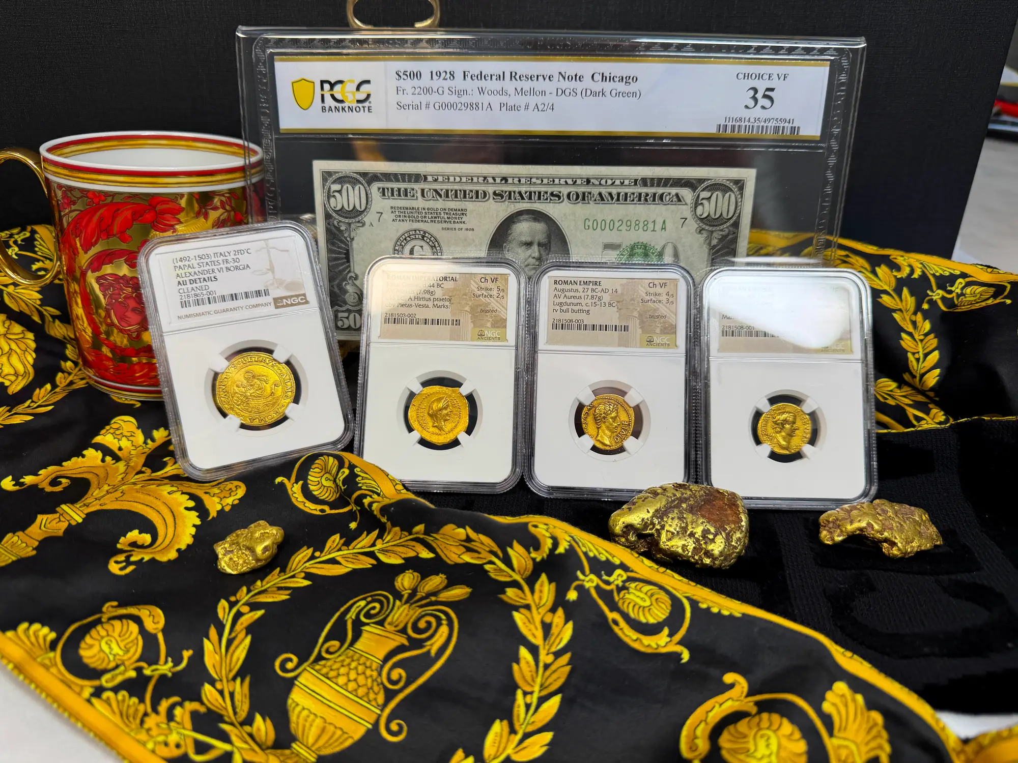 Italy "St Peter Fishing" 2 Fiorini NGC AU  18