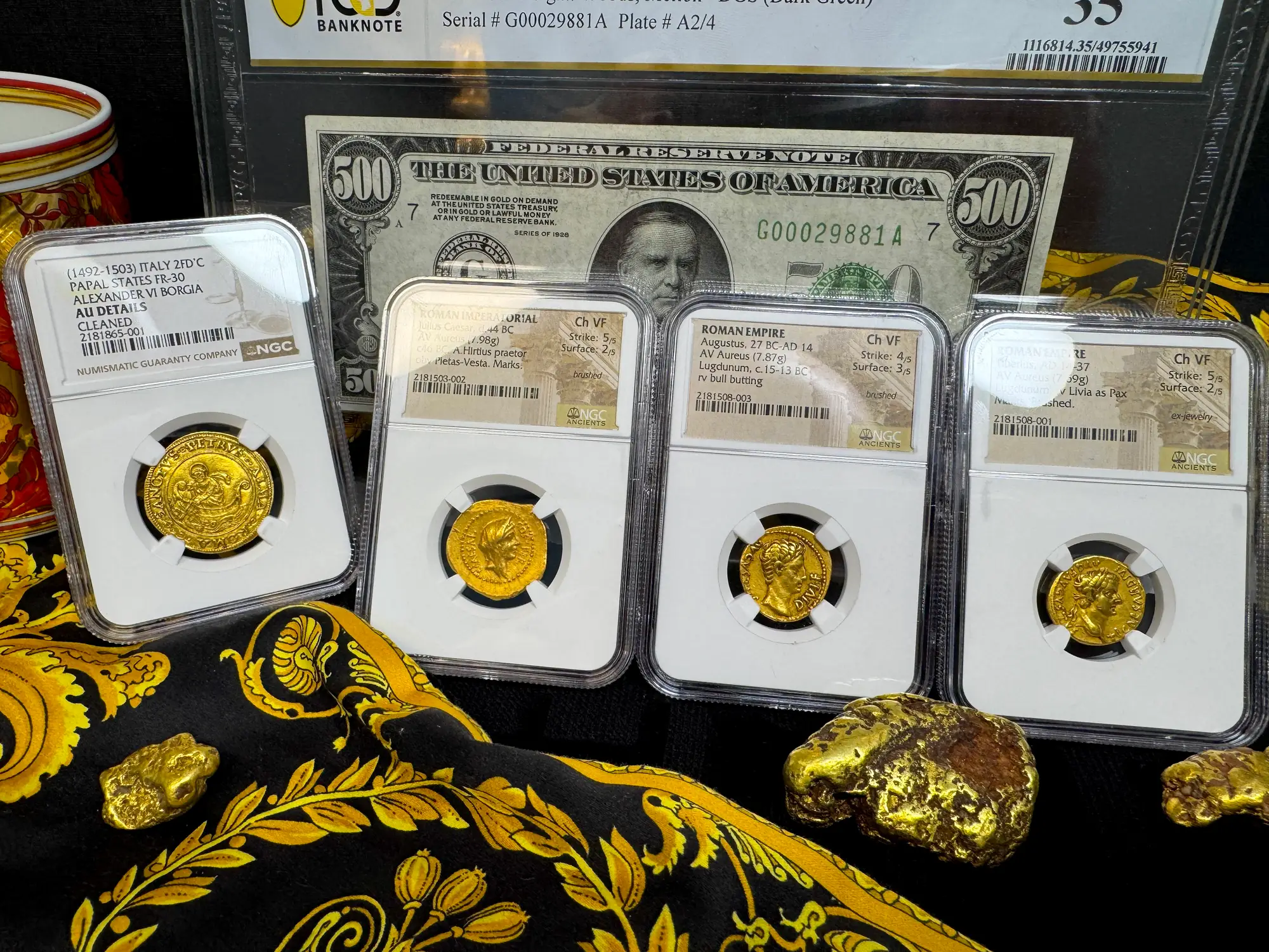 Italy "St Peter Fishing" 2 Fiorini NGC AU  20