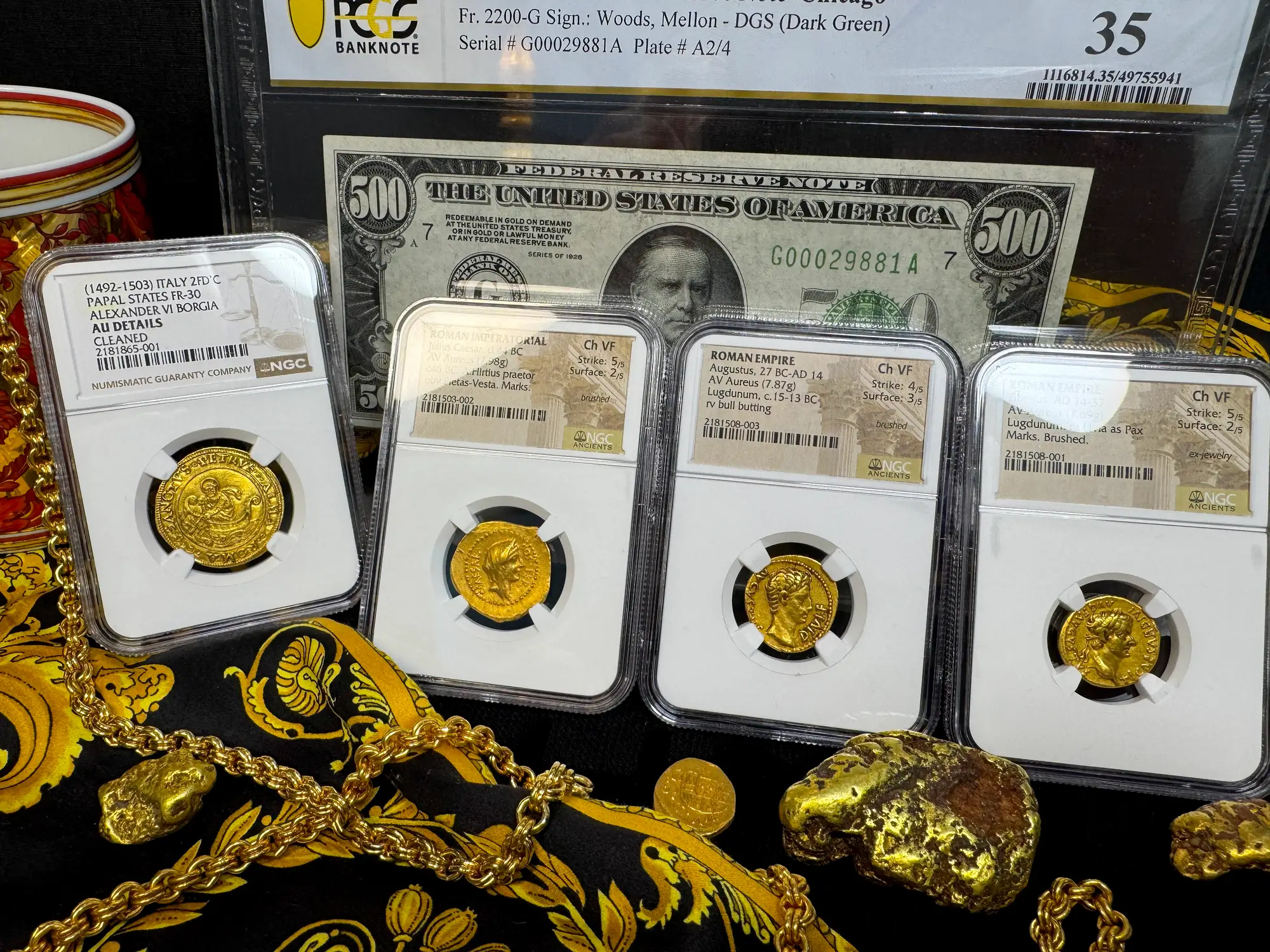 Italy "St Peter Fishing" 2 Fiorini NGC AU  31