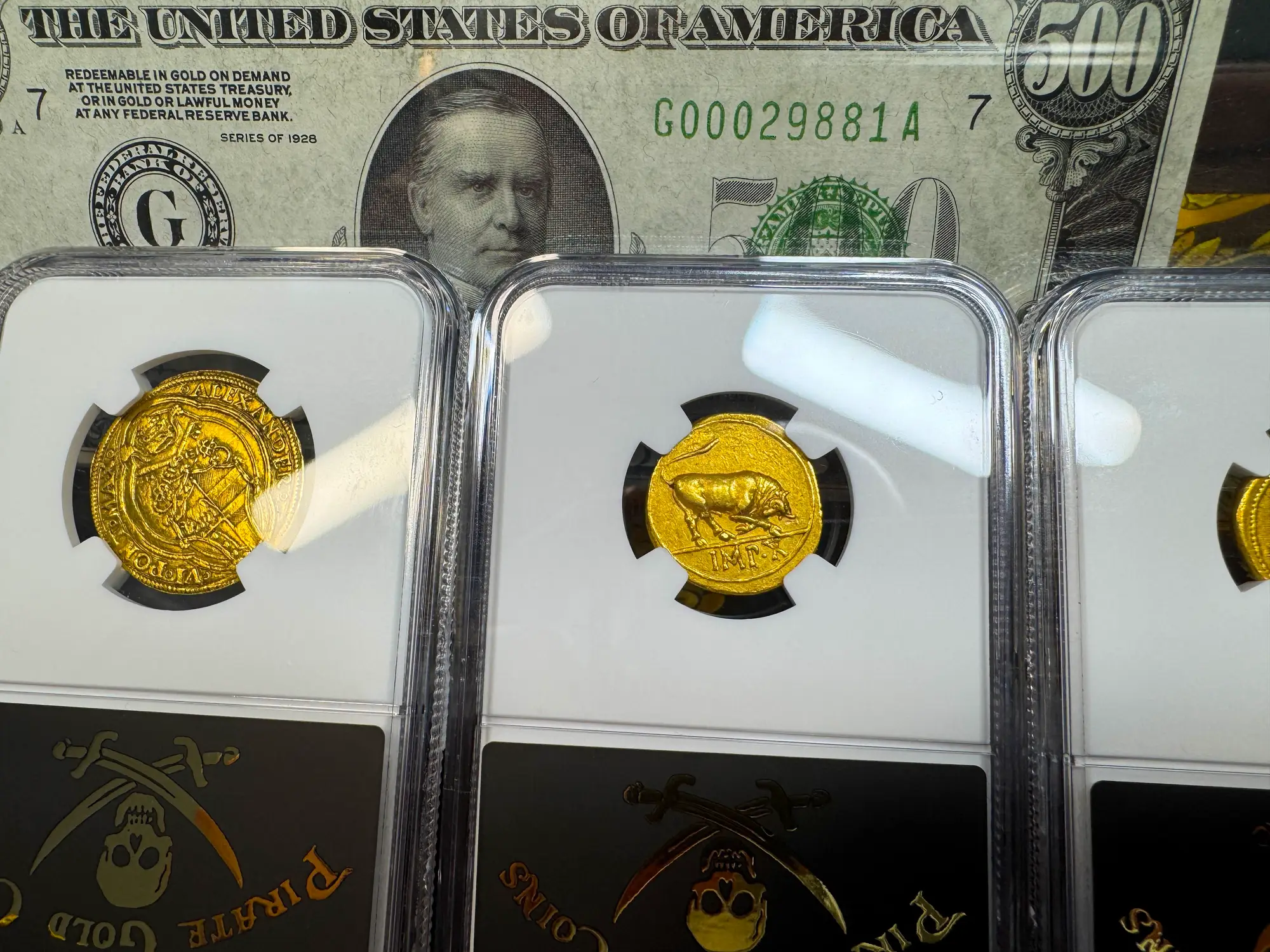 Roman Empire "Augustus | Bull" 27BC Aureus NGC Ch VF 20