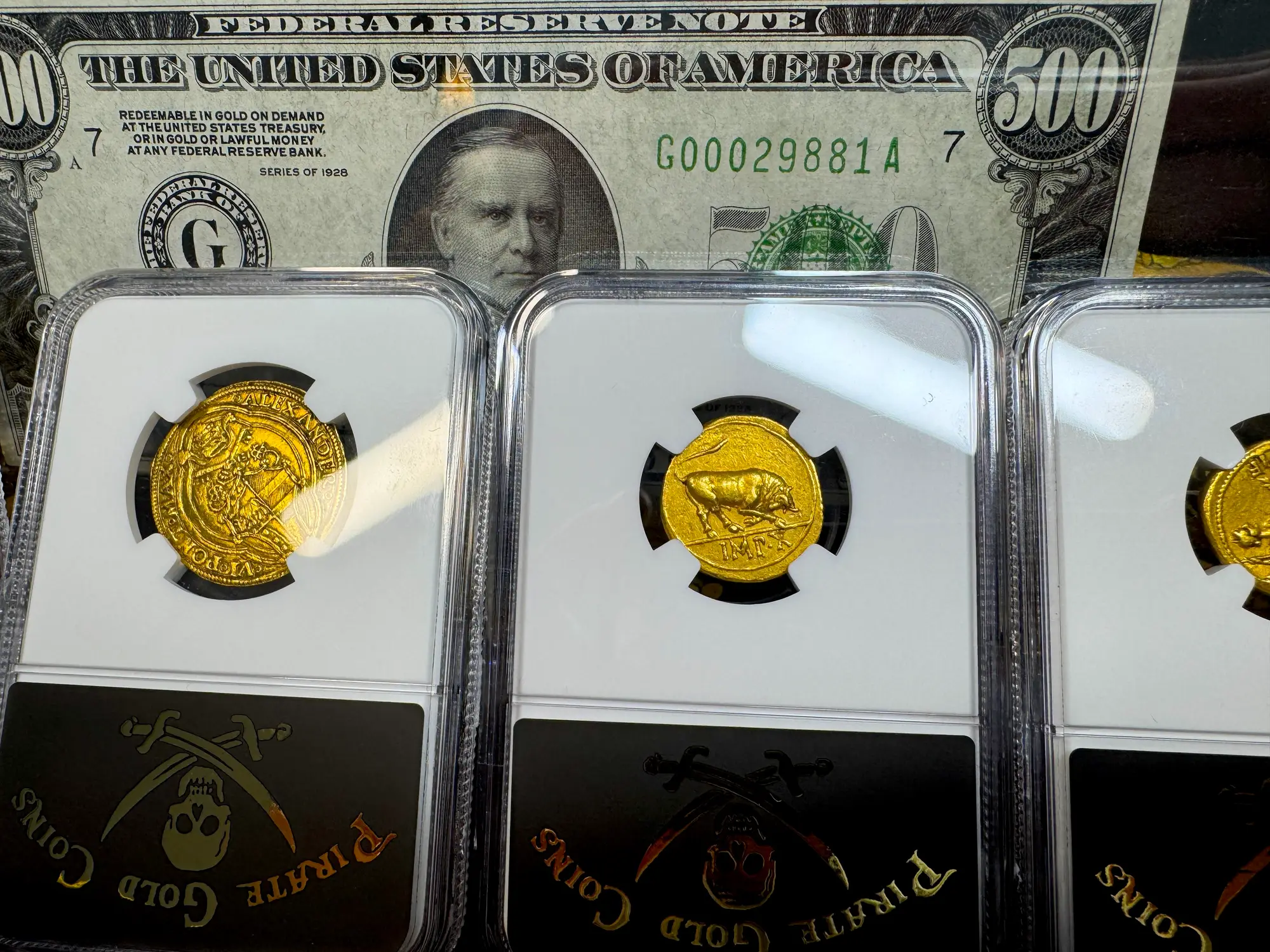 Roman Empire "Augustus | Bull" 27BC Aureus NGC Ch VF 40