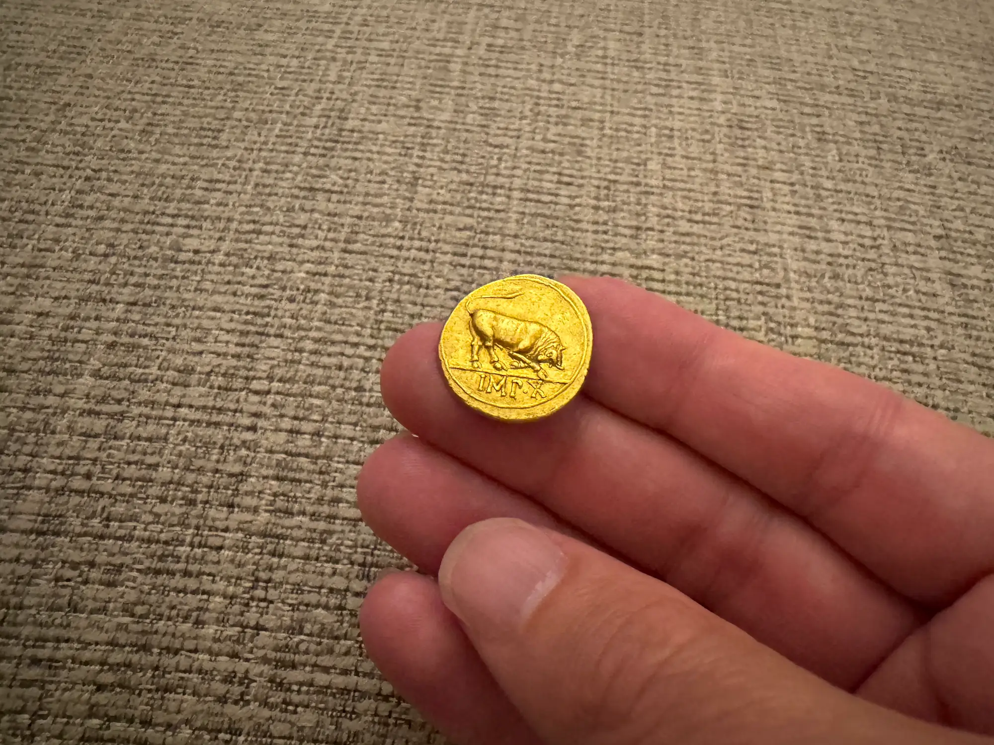 Roman Empire "Augustus | Bull" 27BC Aureus NGC Ch VF 47