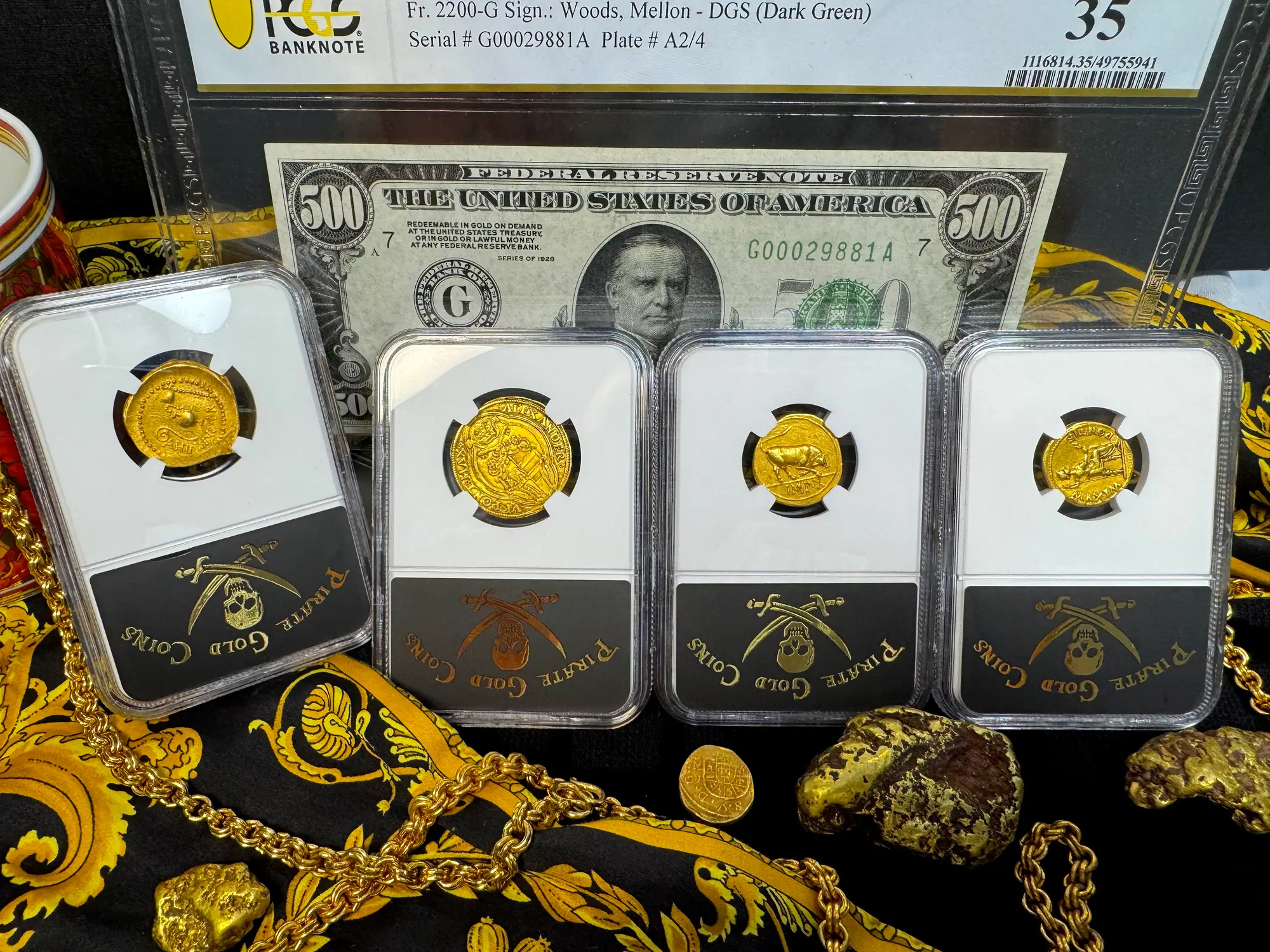 Roman Empire "Augustus | Bull" 27BC Aureus NGC Ch VF 30