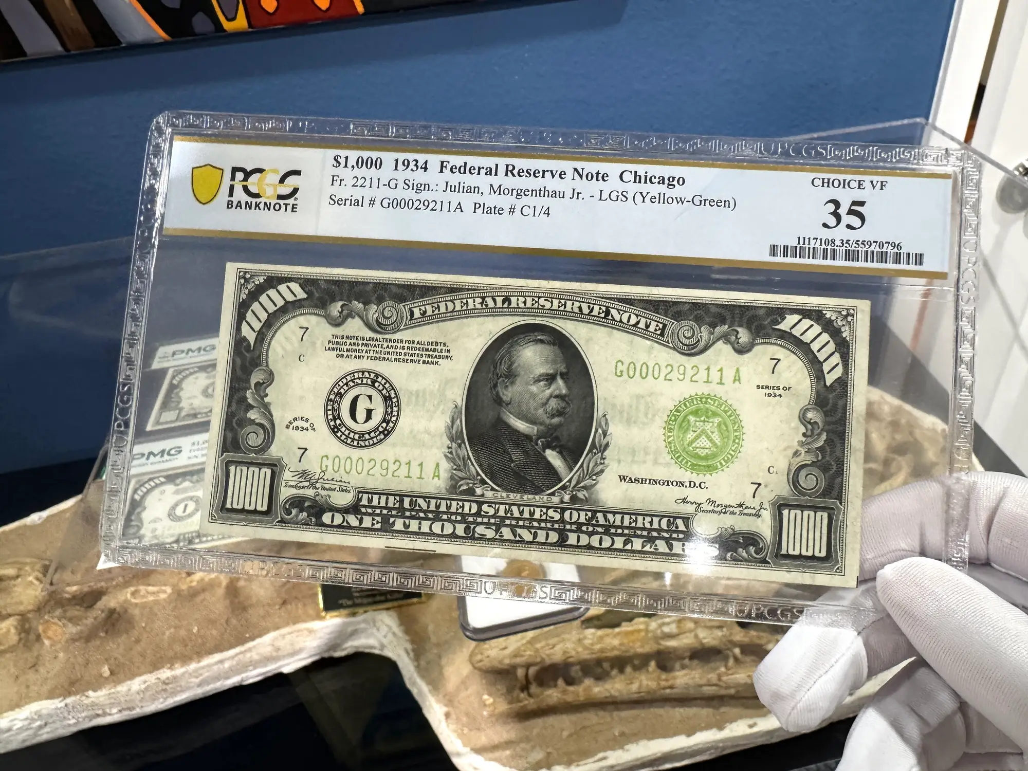 FR 2211-G CHICAGO $1,000 1934 PCGS 35EPQ 2