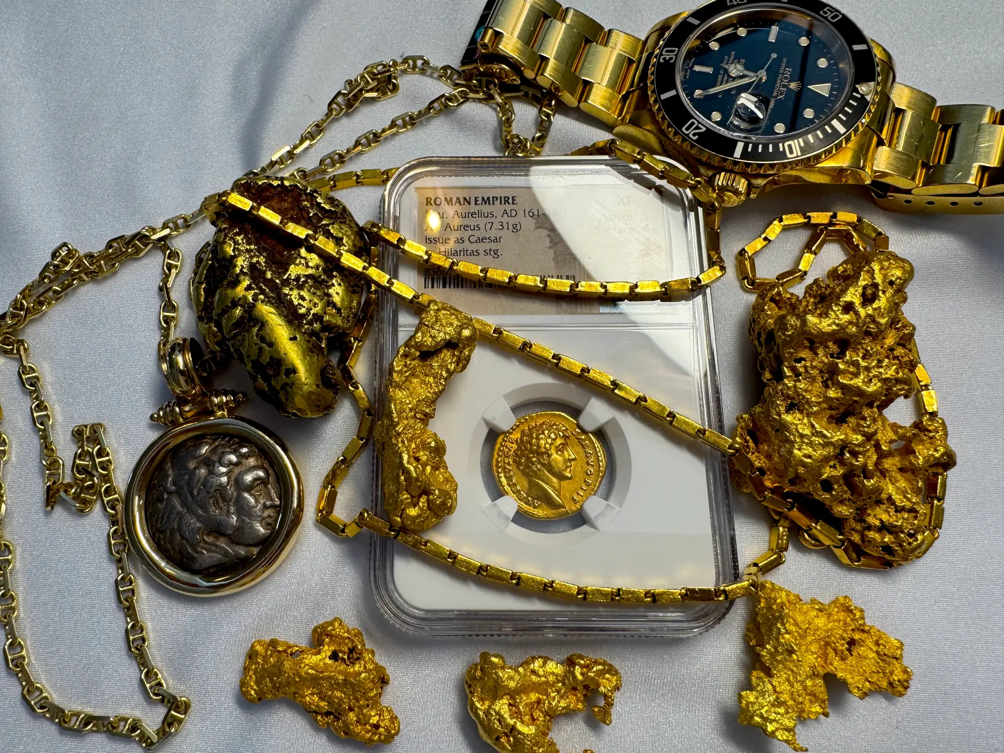 Roman Empire "Marcus Aurelius" 161AD Aureus NGC XF 3