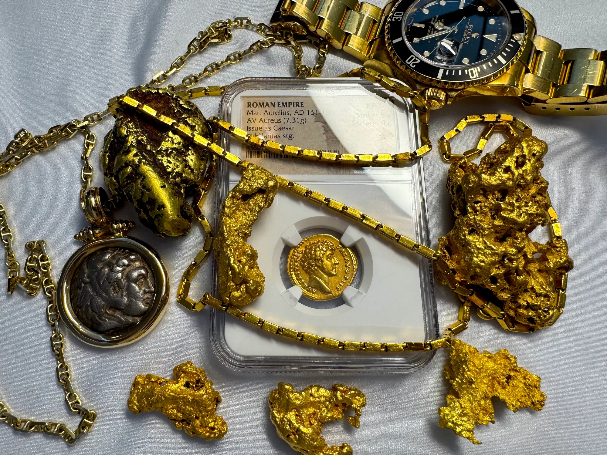 Roman Empire "Marcus Aurelius" 161AD Aureus NGC XF 4